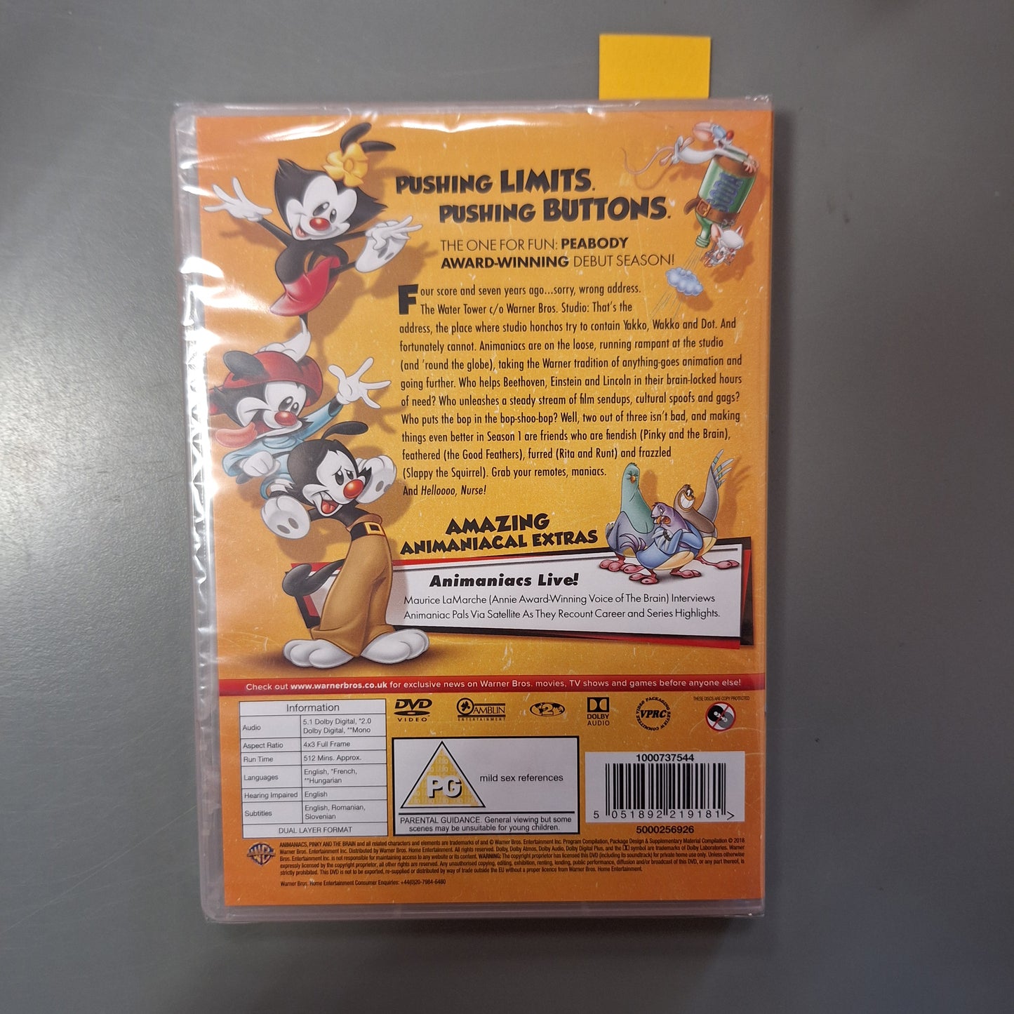 Animaniacs, Volume 01 (DVD)