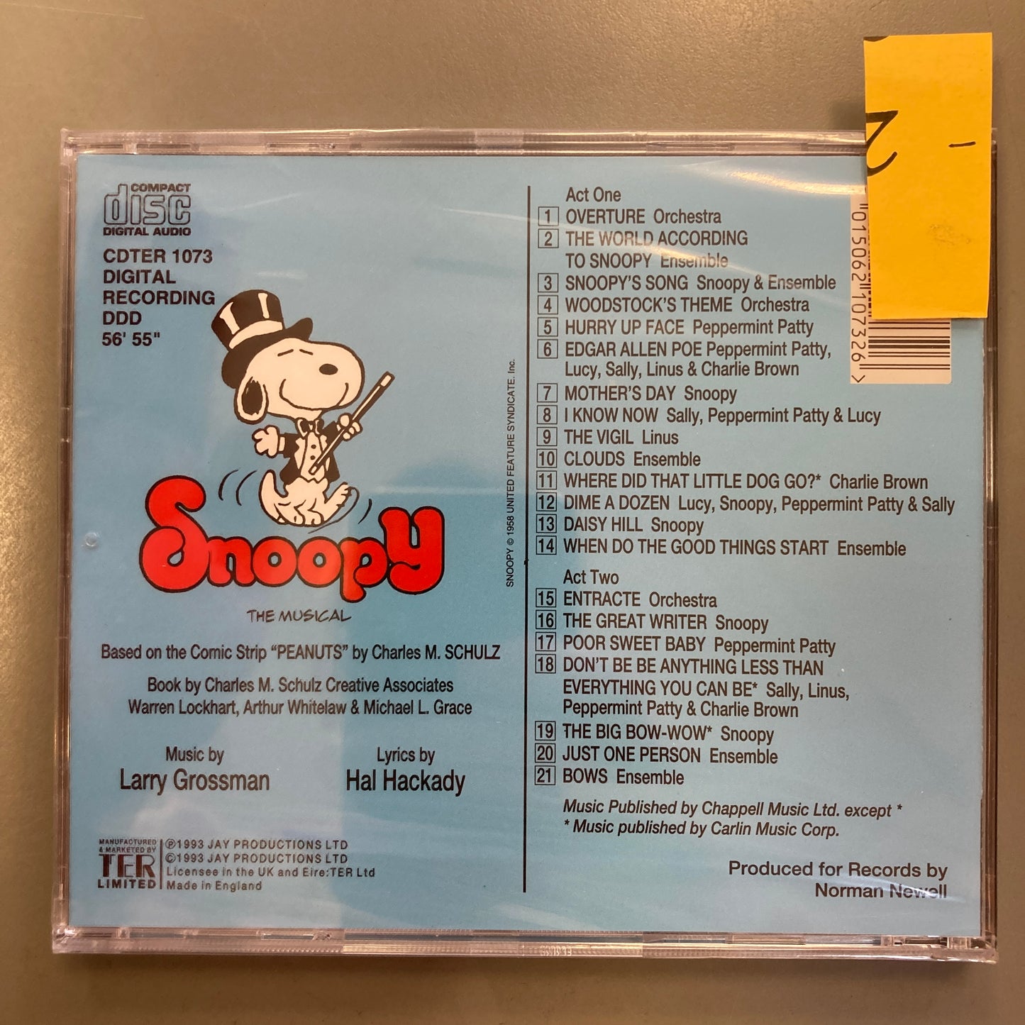 Snoopy: The Musical (CD)
