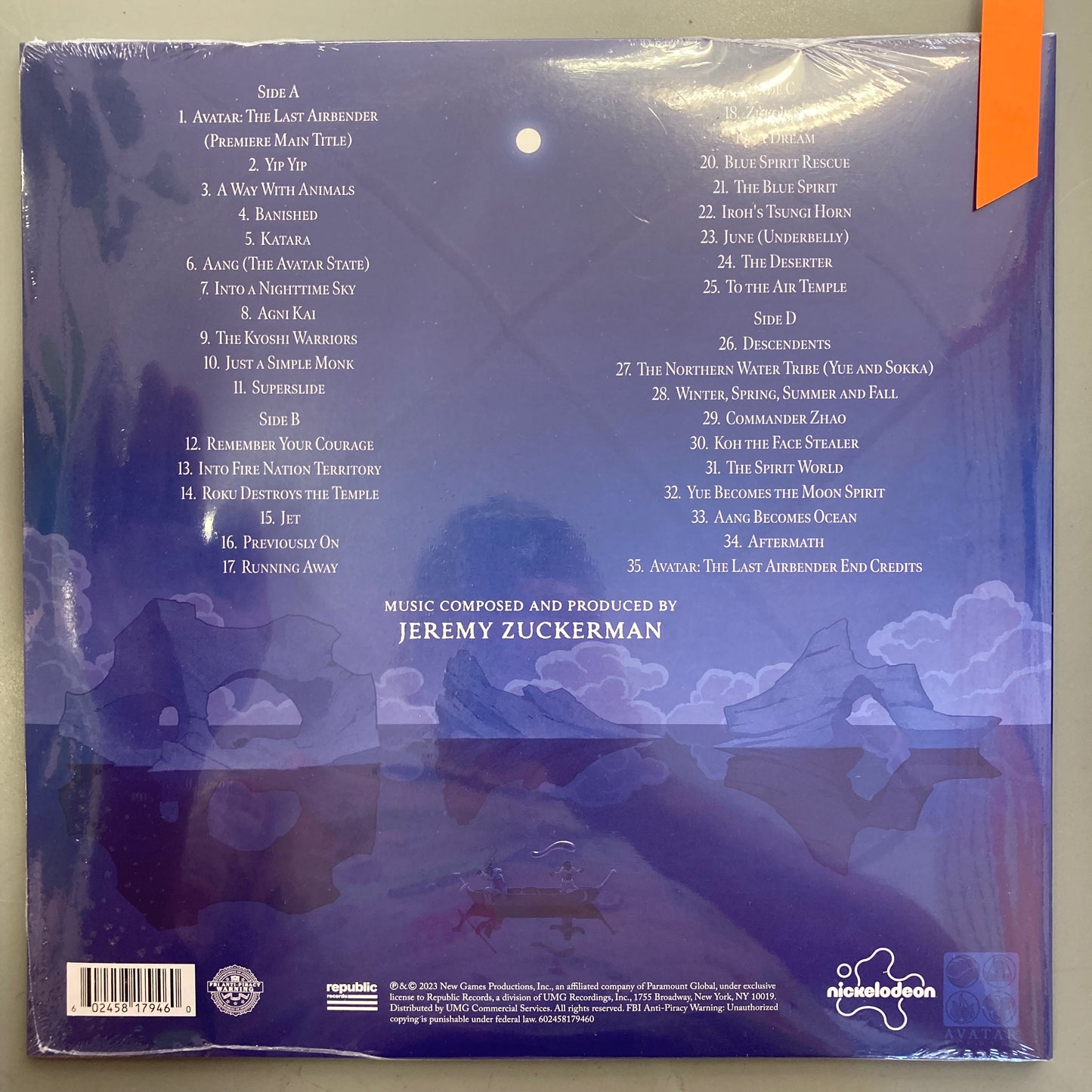 Avatar: The Last Airbender, Book 1: Water (Vinyl)