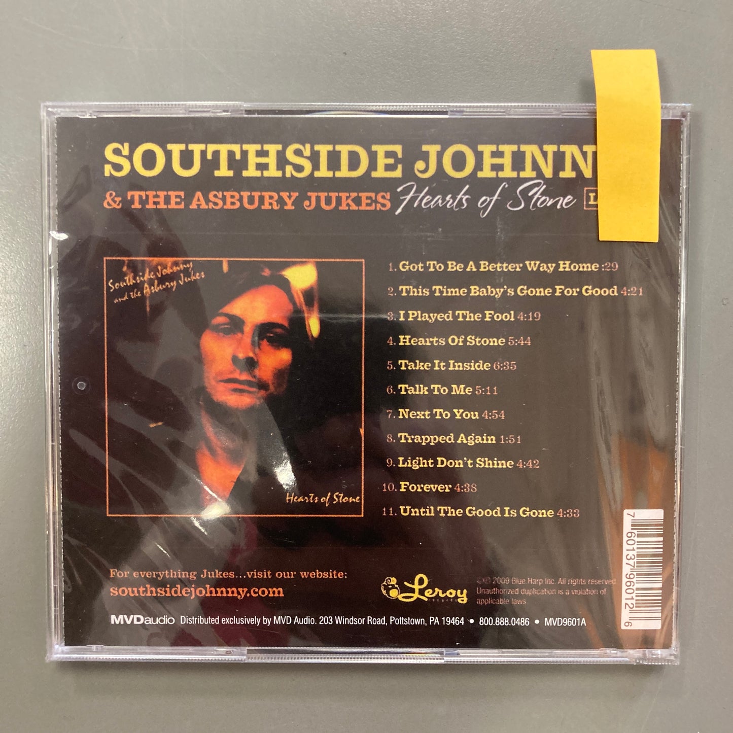 Hearts of Stone Live (CD)