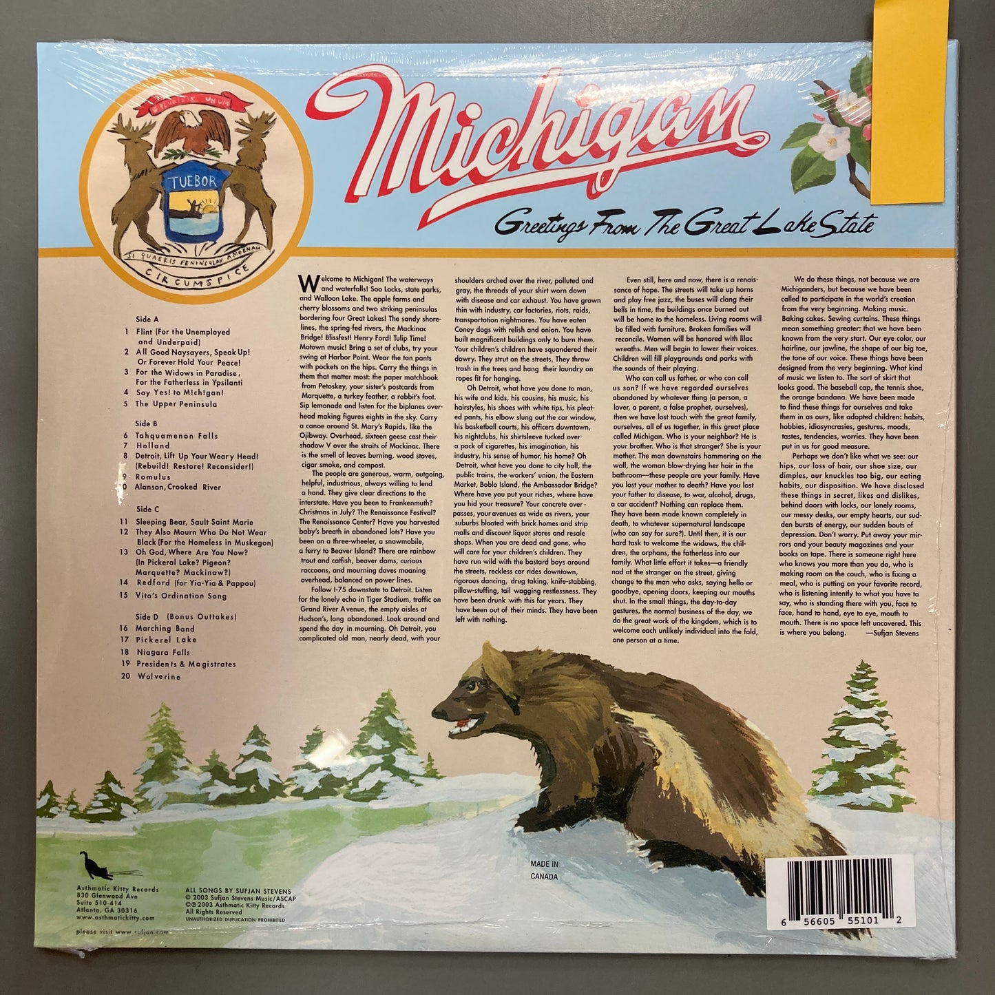 Greetings from Michigan (Vinyl)