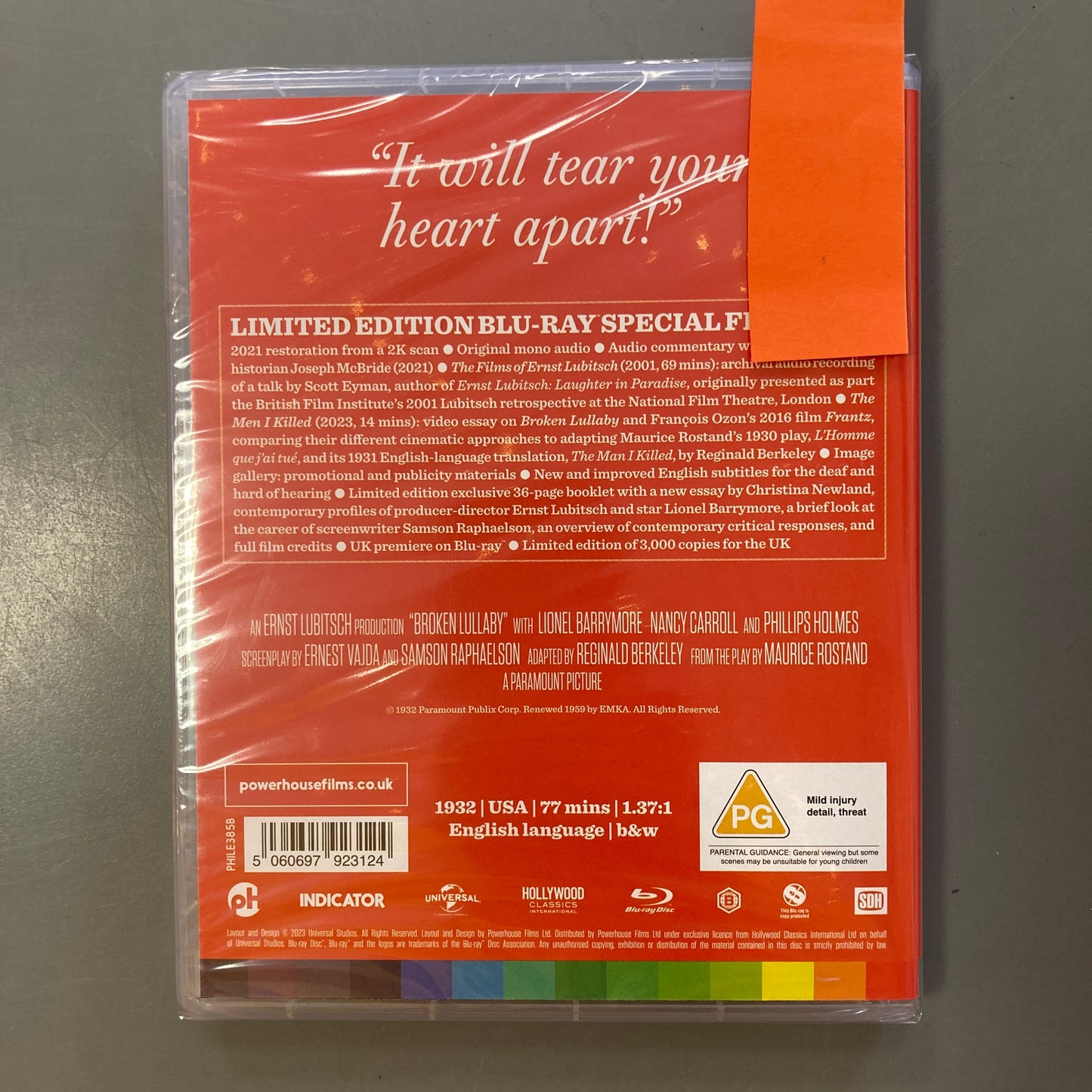 Broken Lullaby (Blu-ray)