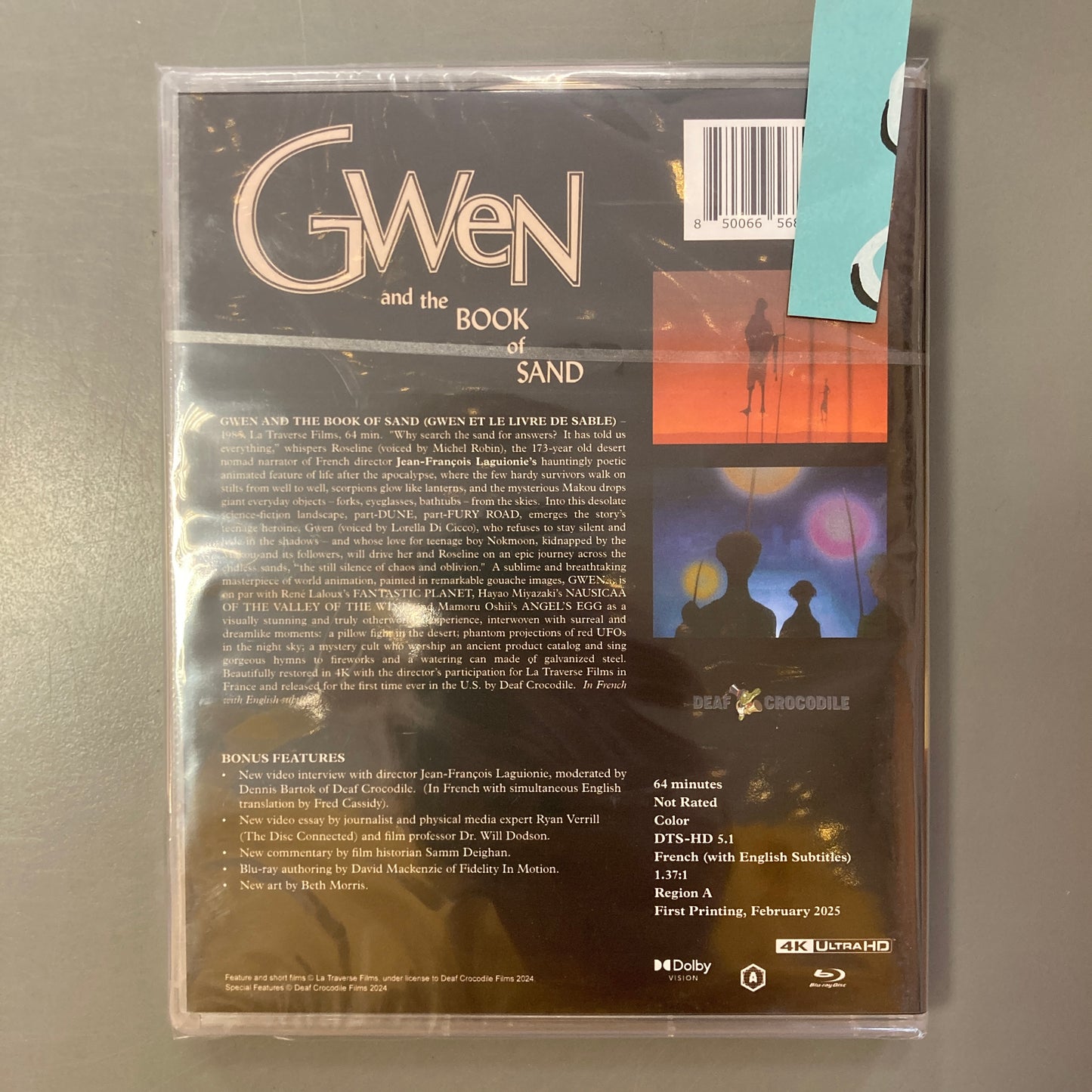Gwen and the Book of Sand (4k & Blu-ray)