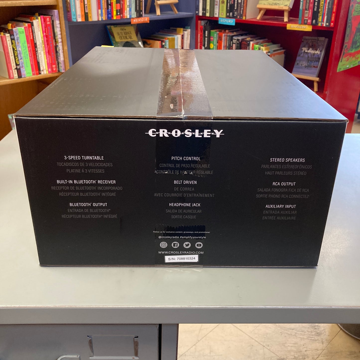 Crosley Voyager Turntable: Blue (Electronics)