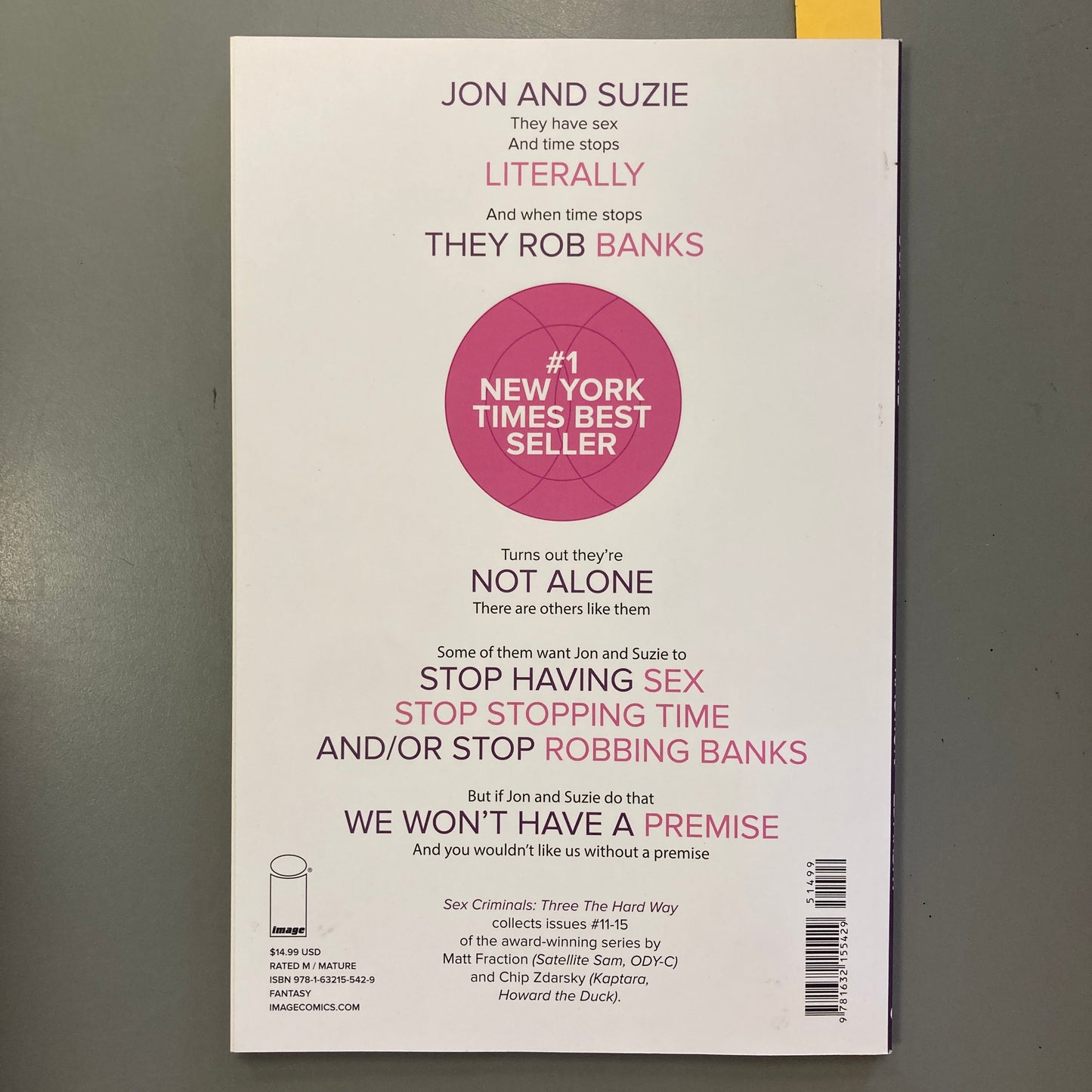 Sex Criminals, Volume Three: Three The Hard Way