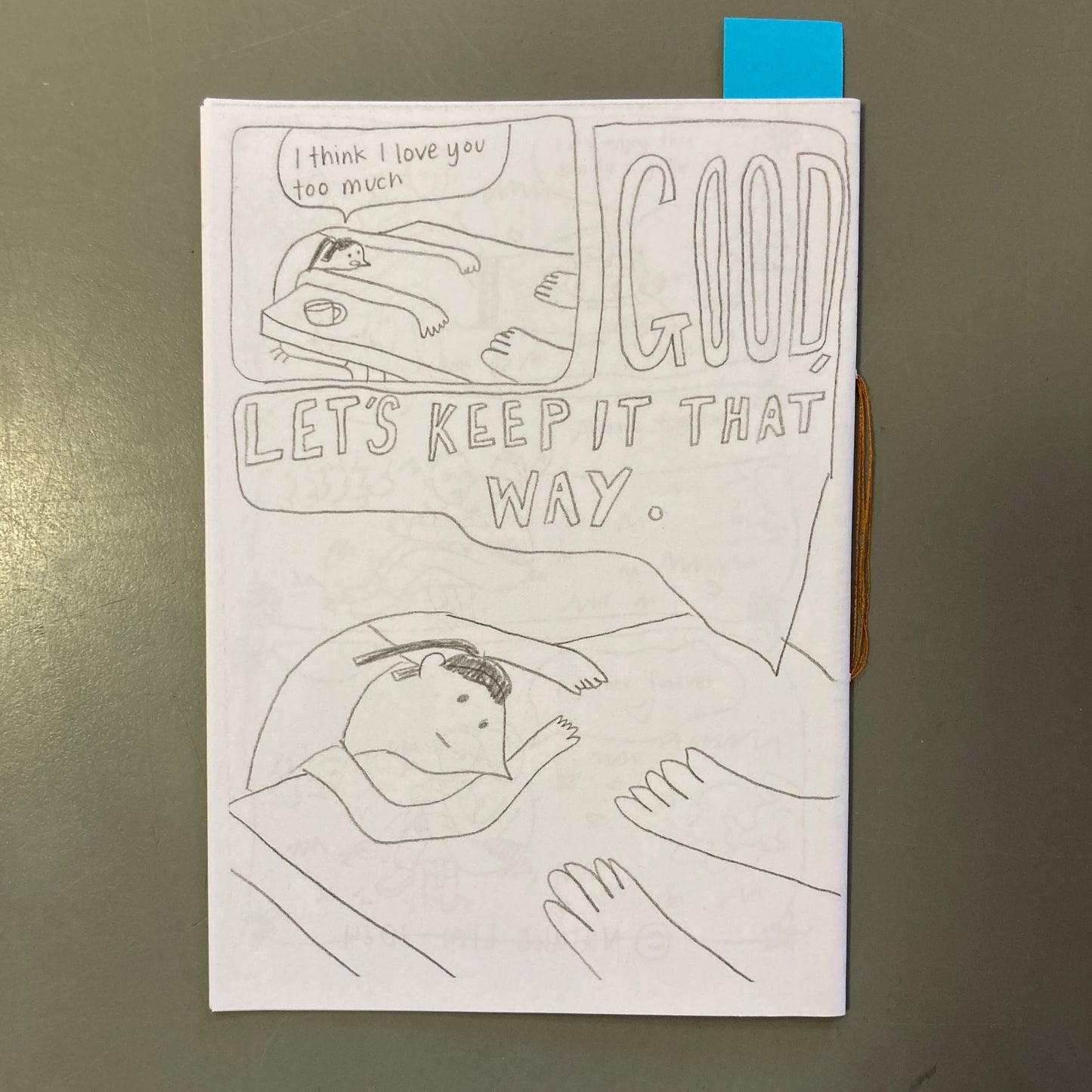 2 Many Thoughts That Mean Nada (a comic zine)