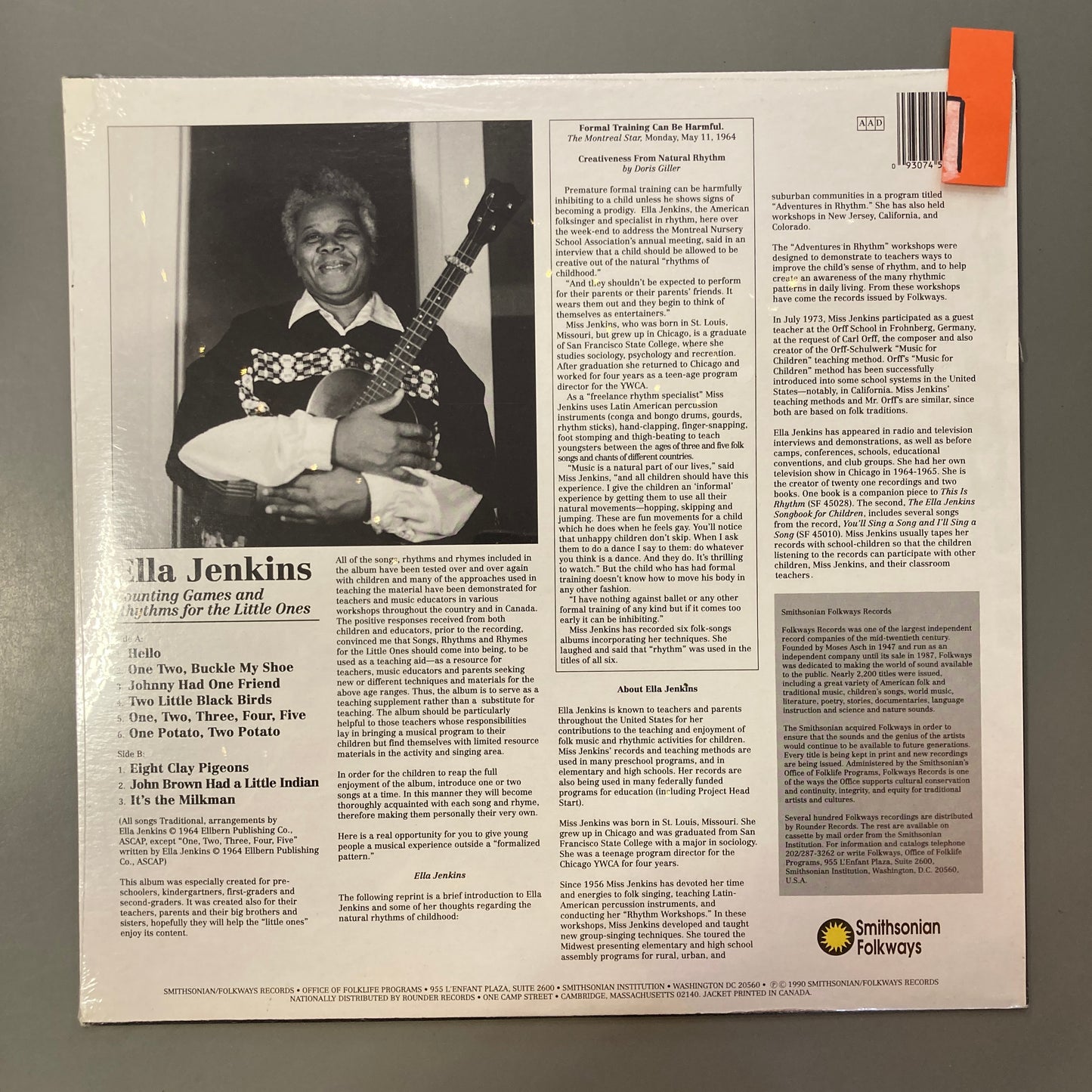 Counting Games and Rhythms for the Little Ones (Vinyl)