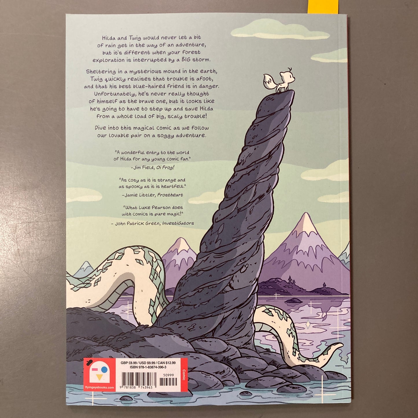 Hilda and Twig Hide From the Rain