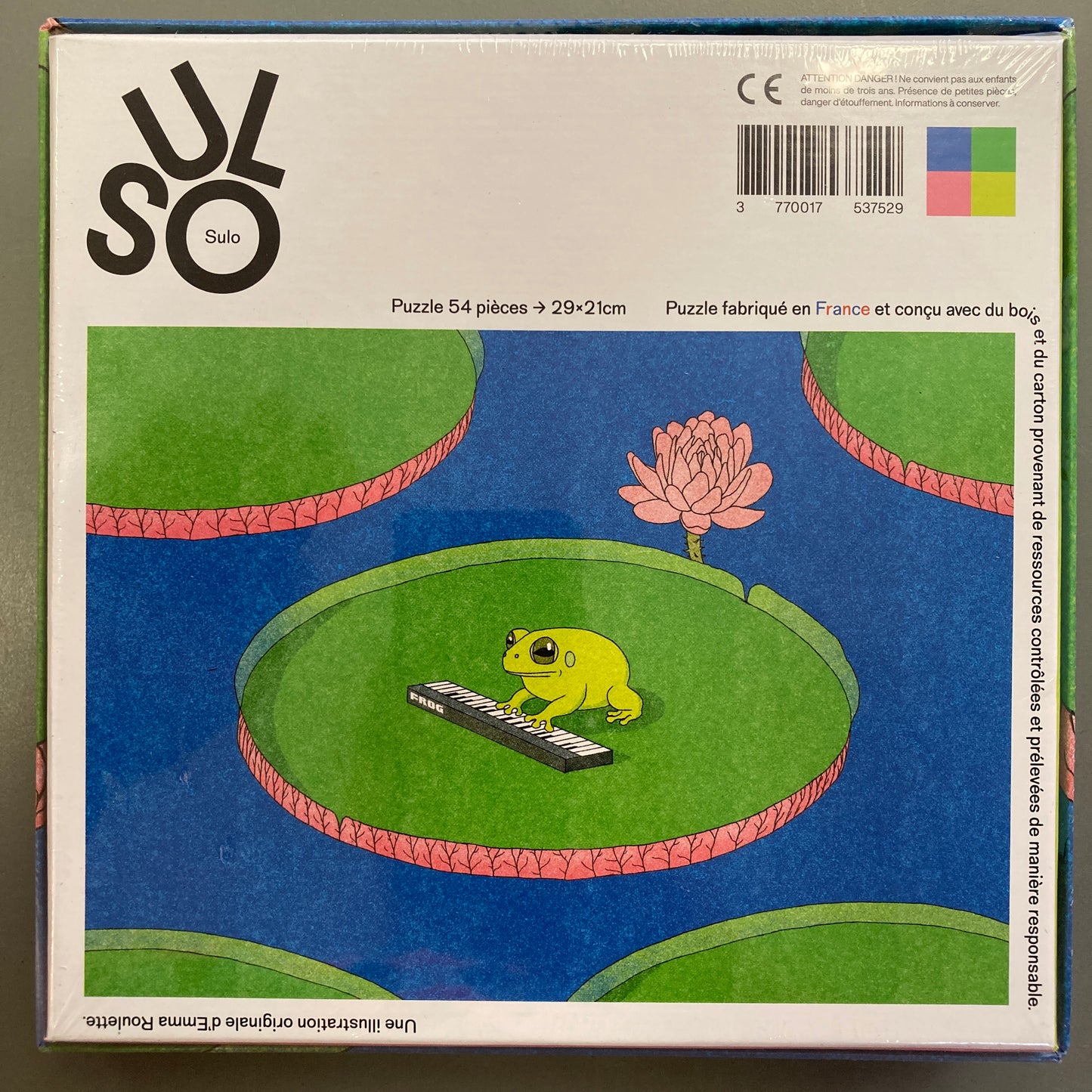 Frog par Emma Roulette (Jigsaw Puzzle)