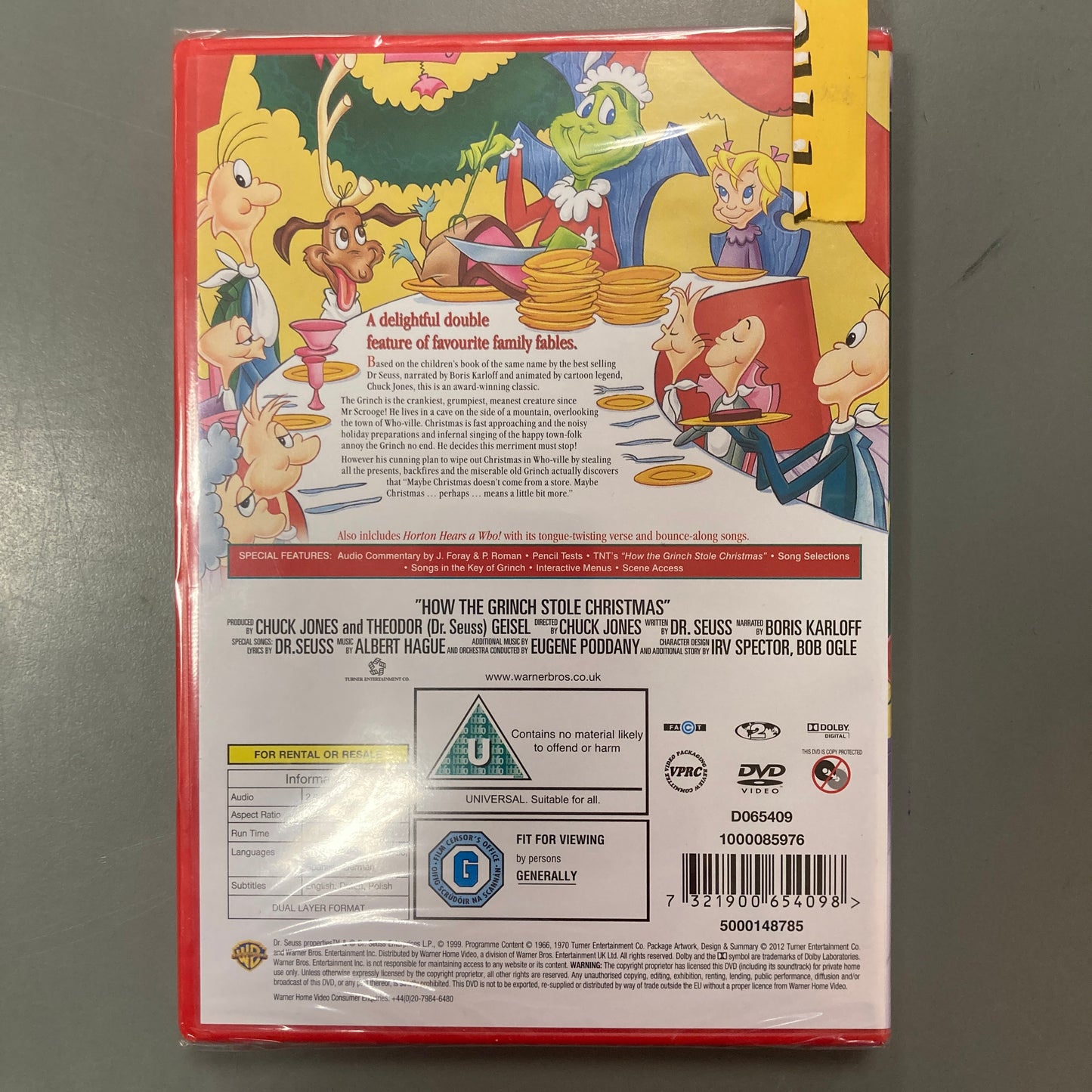 Dr. Seuss' How the Grinch Stole Christmas & Horton Hears a Who (DVD)