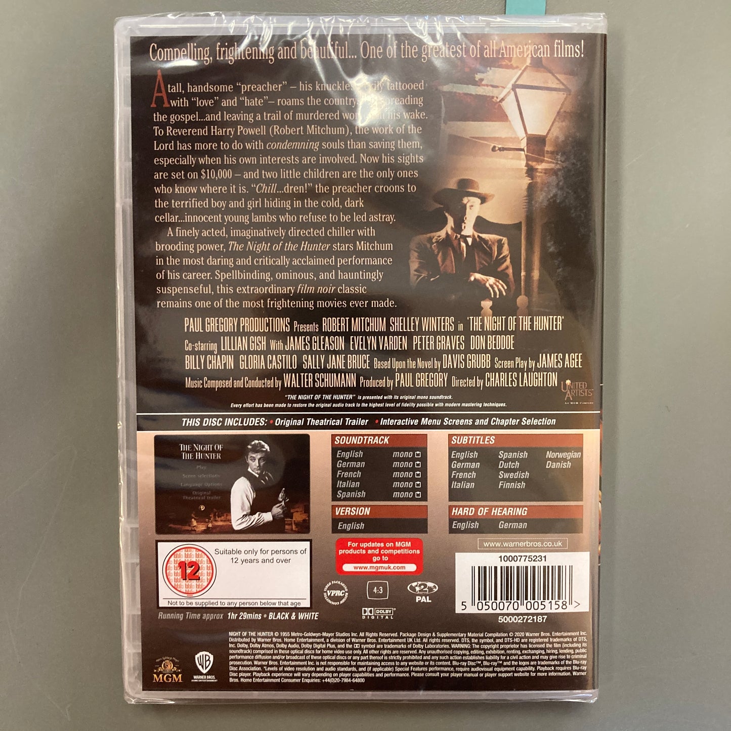 The Night of the Hunter (DVD)