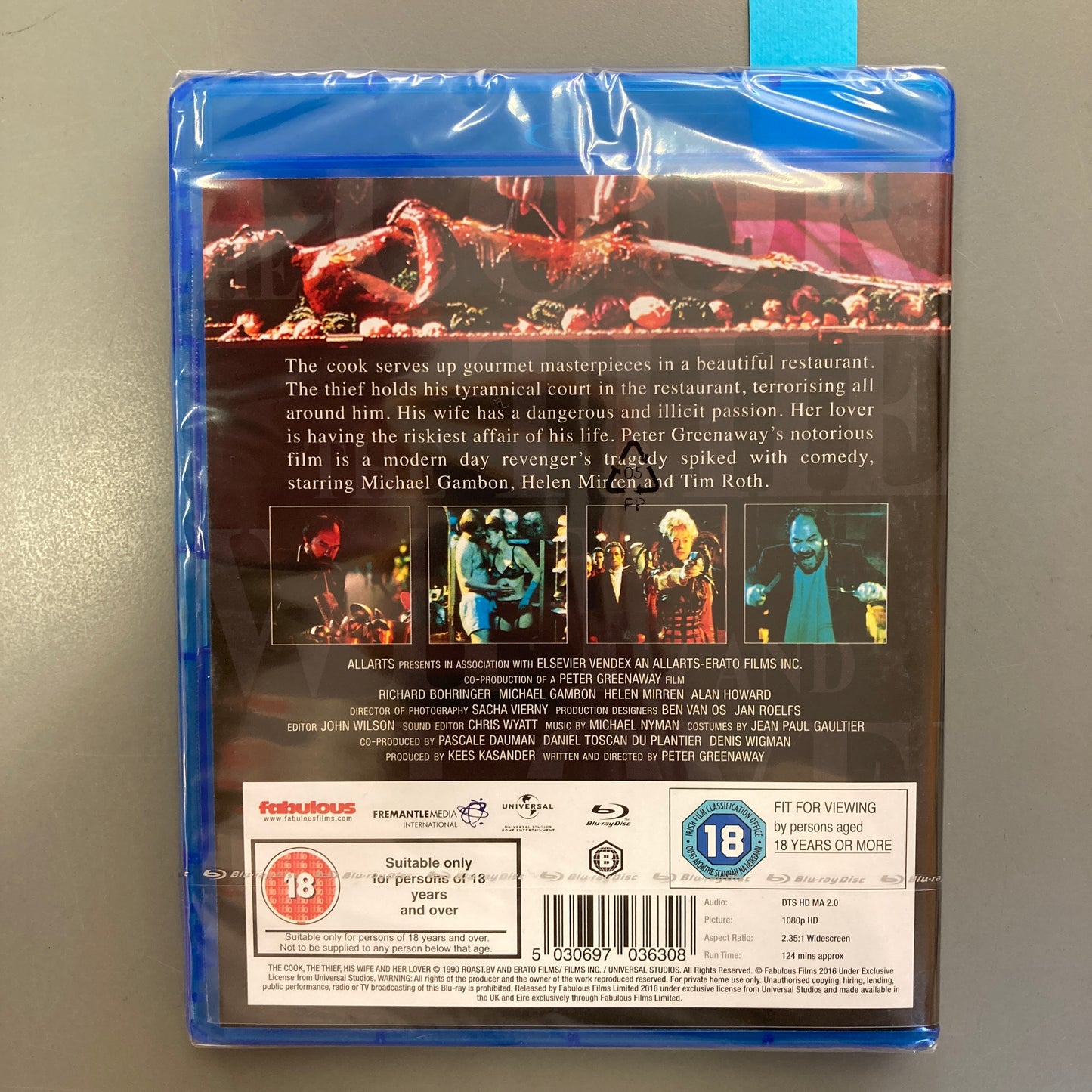 The Cook, The Thief, His Wife and Her Lover (Blu-Ray)