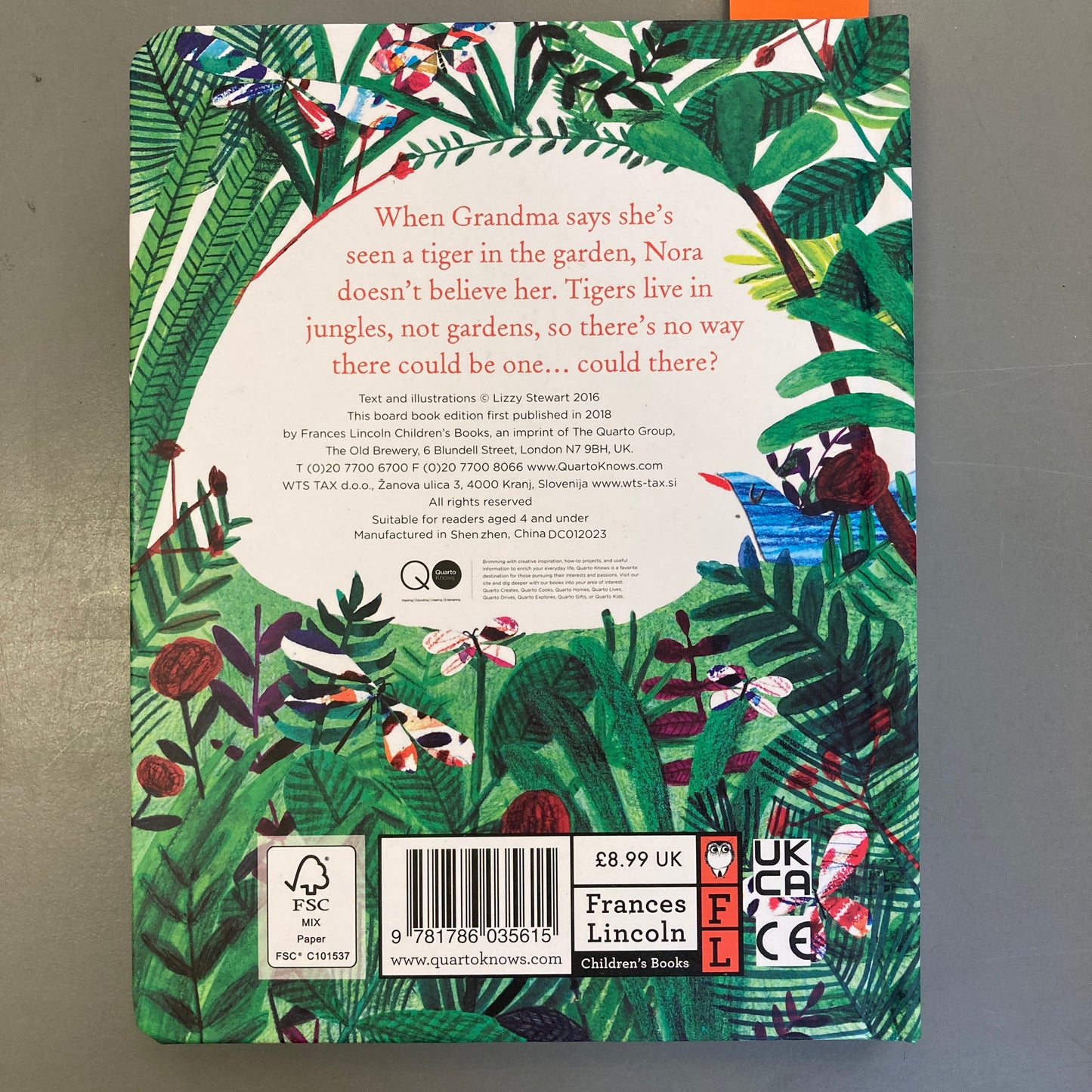 There's a Tiger in the Garden (Board Book)