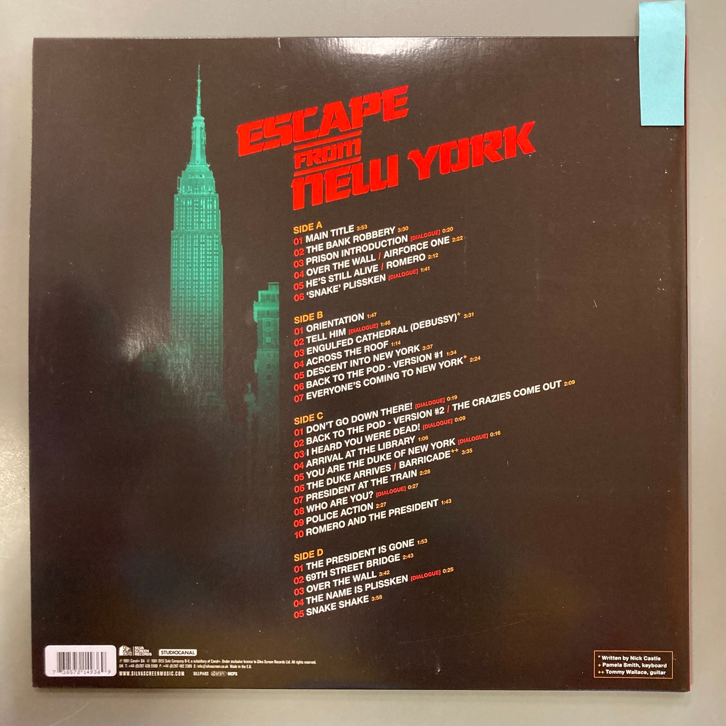 Escape From New York (Vinyl)