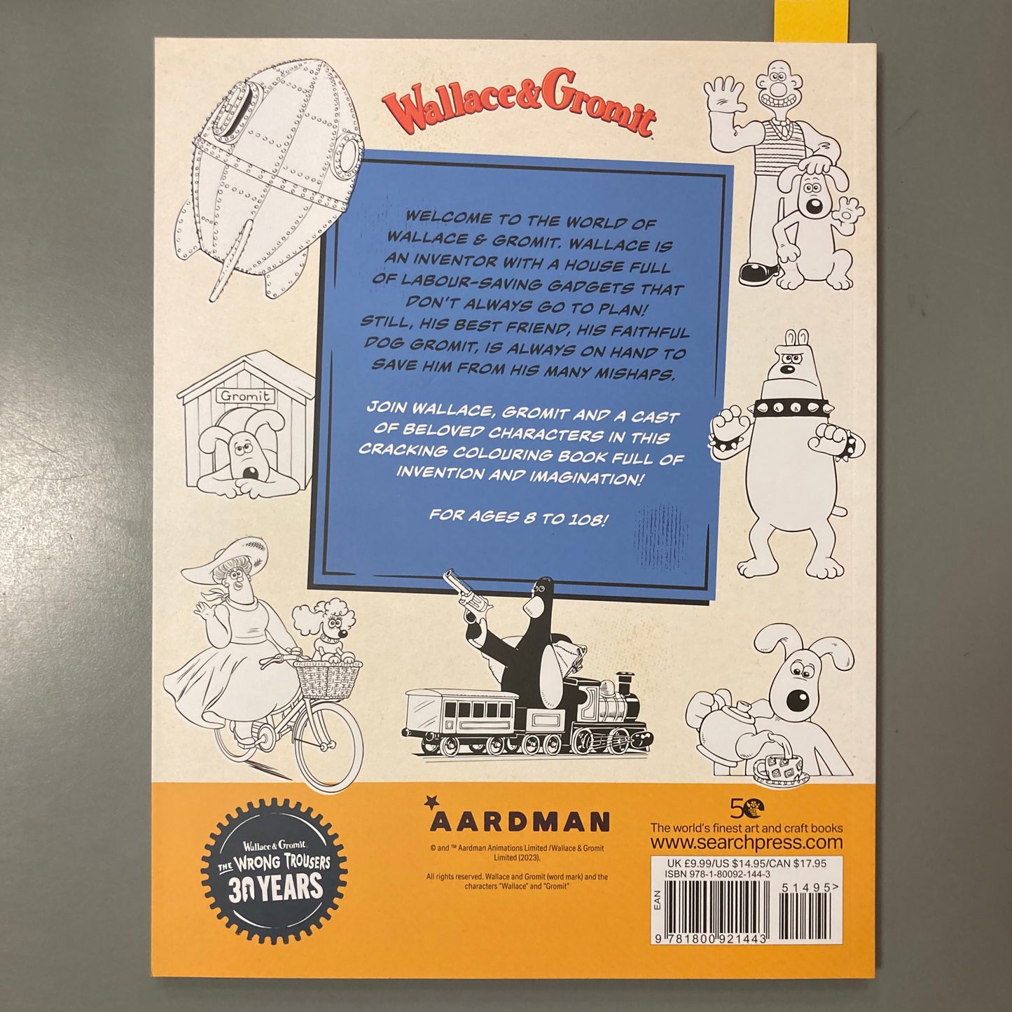 Wallace & Gromit: The Official Colouring Book
