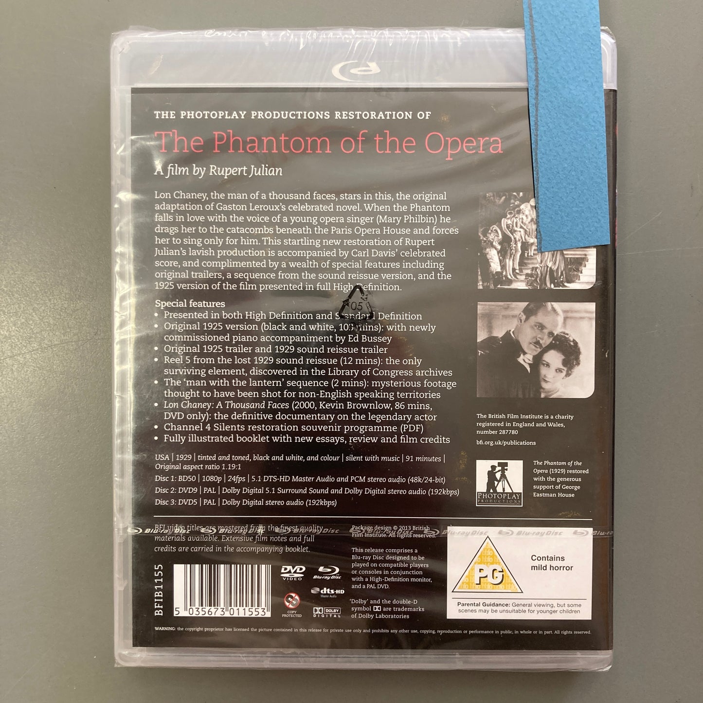 The Phantom of the Opera (Blu-ray + DVD)