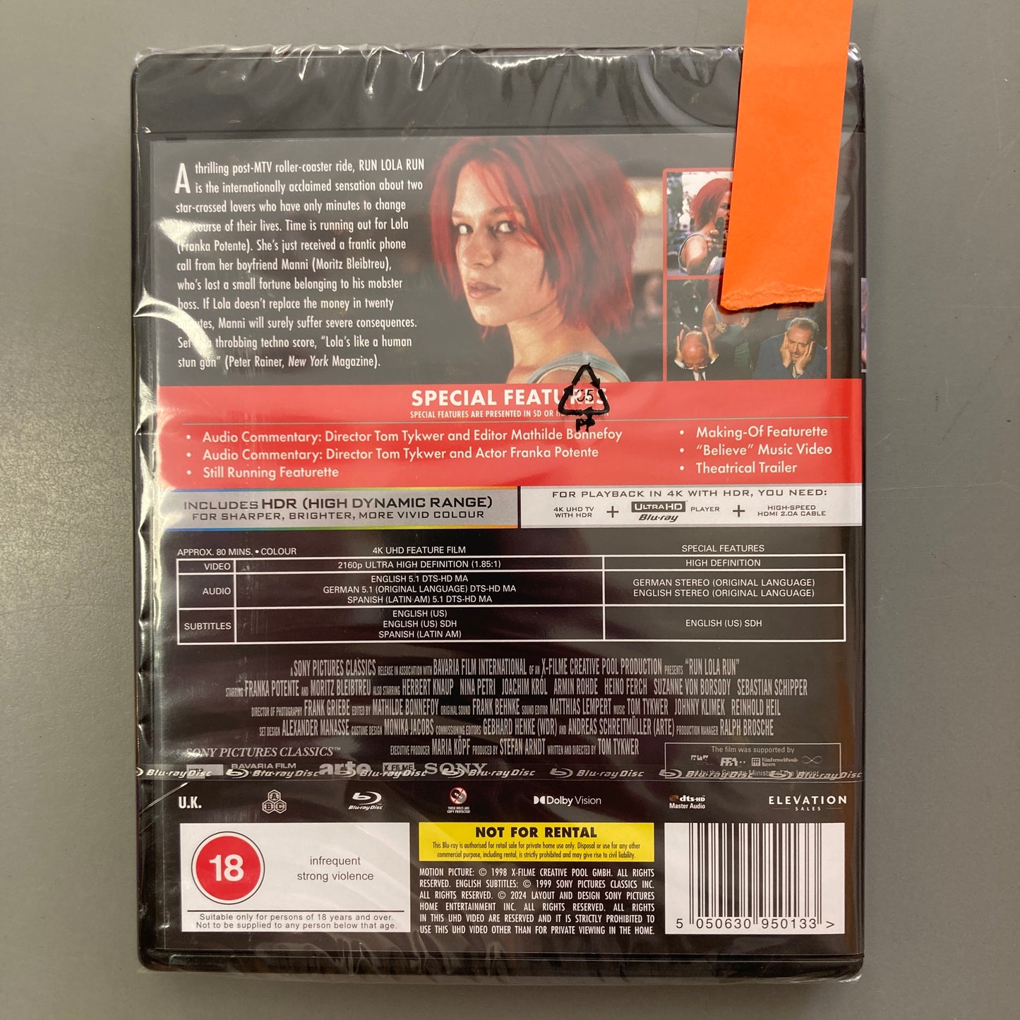 Lola rennt / Run Lola Run (4k)