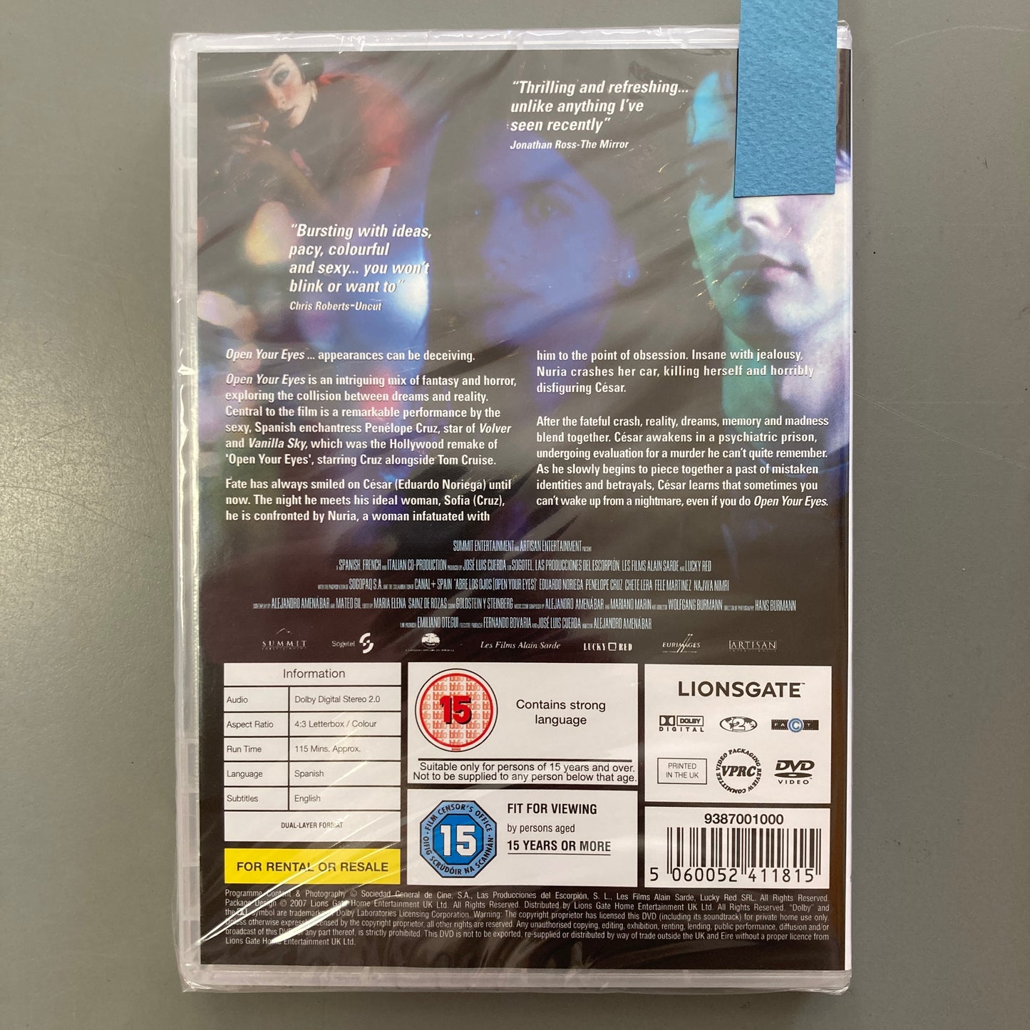 Abre Los Ojos / Open Your Eyes (DVD)