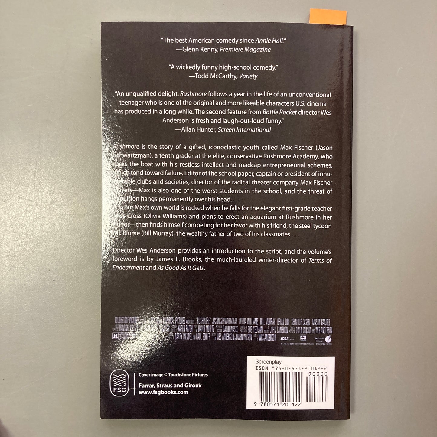 Rushmore (Screenplay)