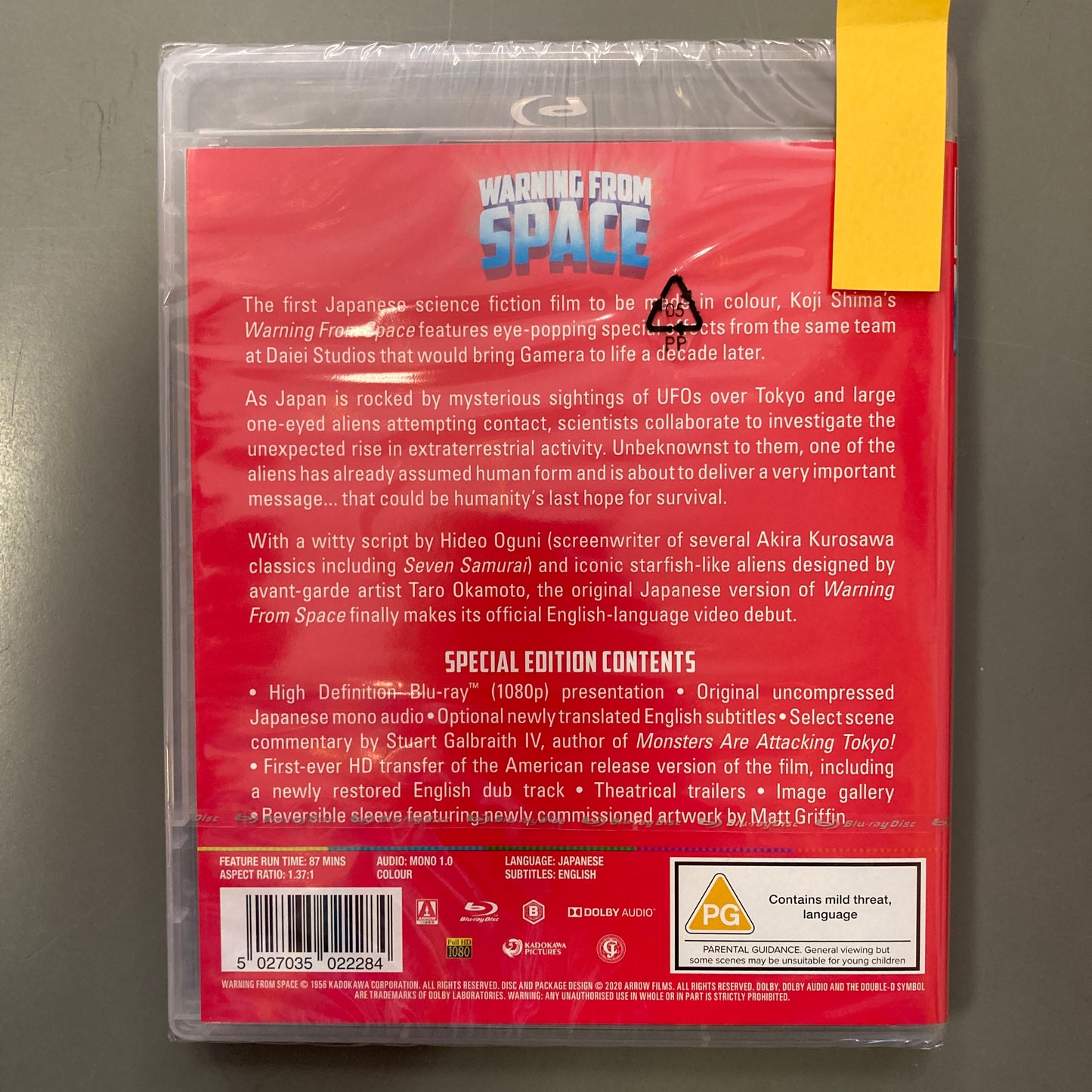 Warning from Space (Blu-ray)