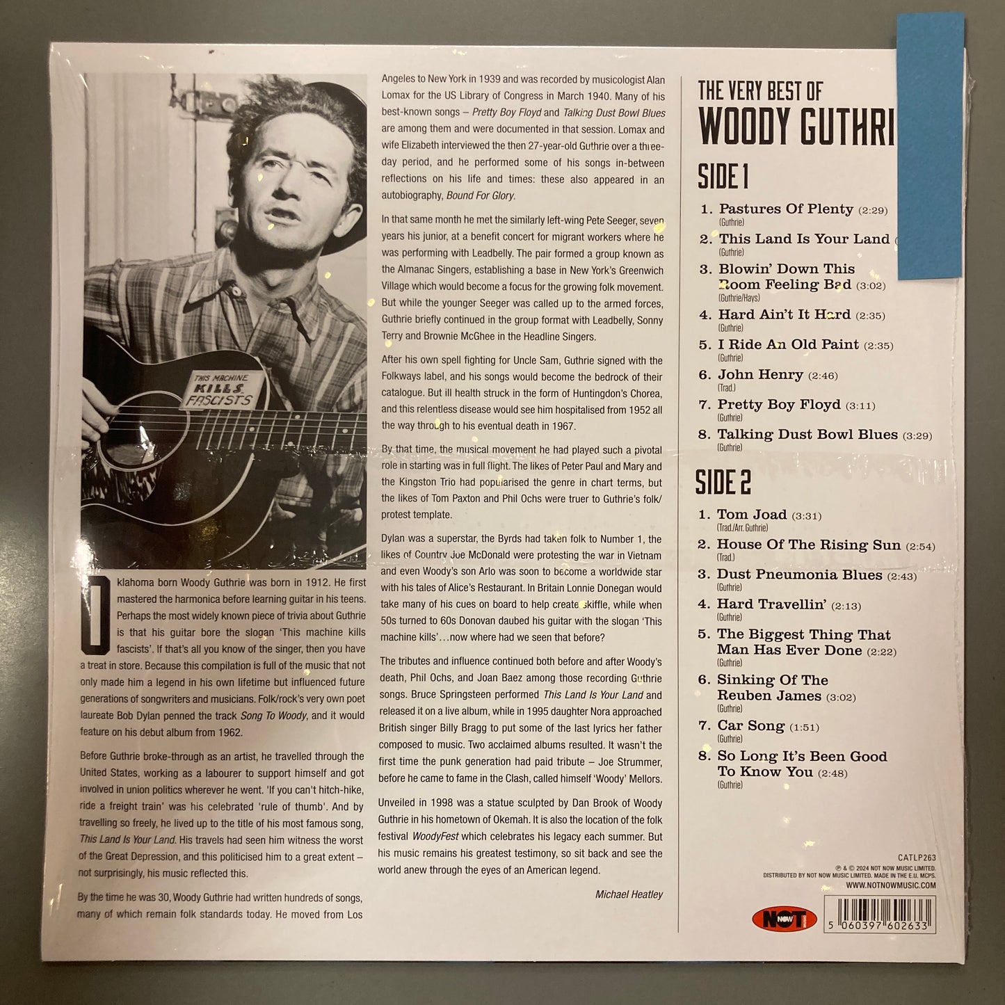 The Very Best of Woody Guthrie (Vinyl)