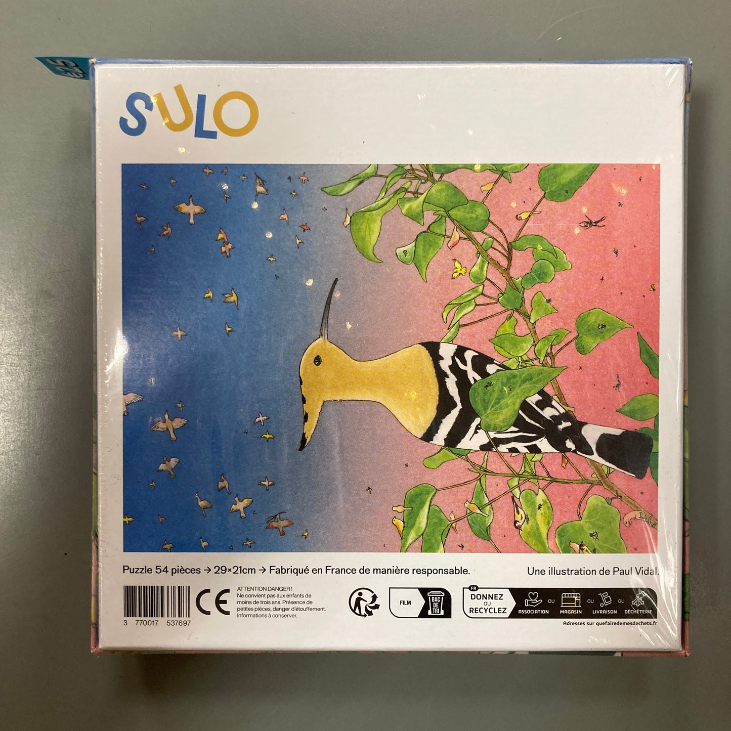 Huppe fasciée par Paul Vidal (Jigsaw Puzzle)