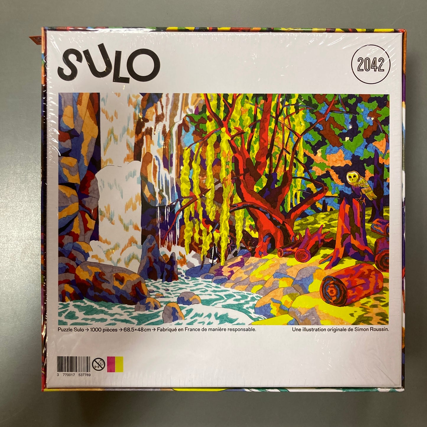 La cascade par Simon Roussin (Jigsaw Puzzle)