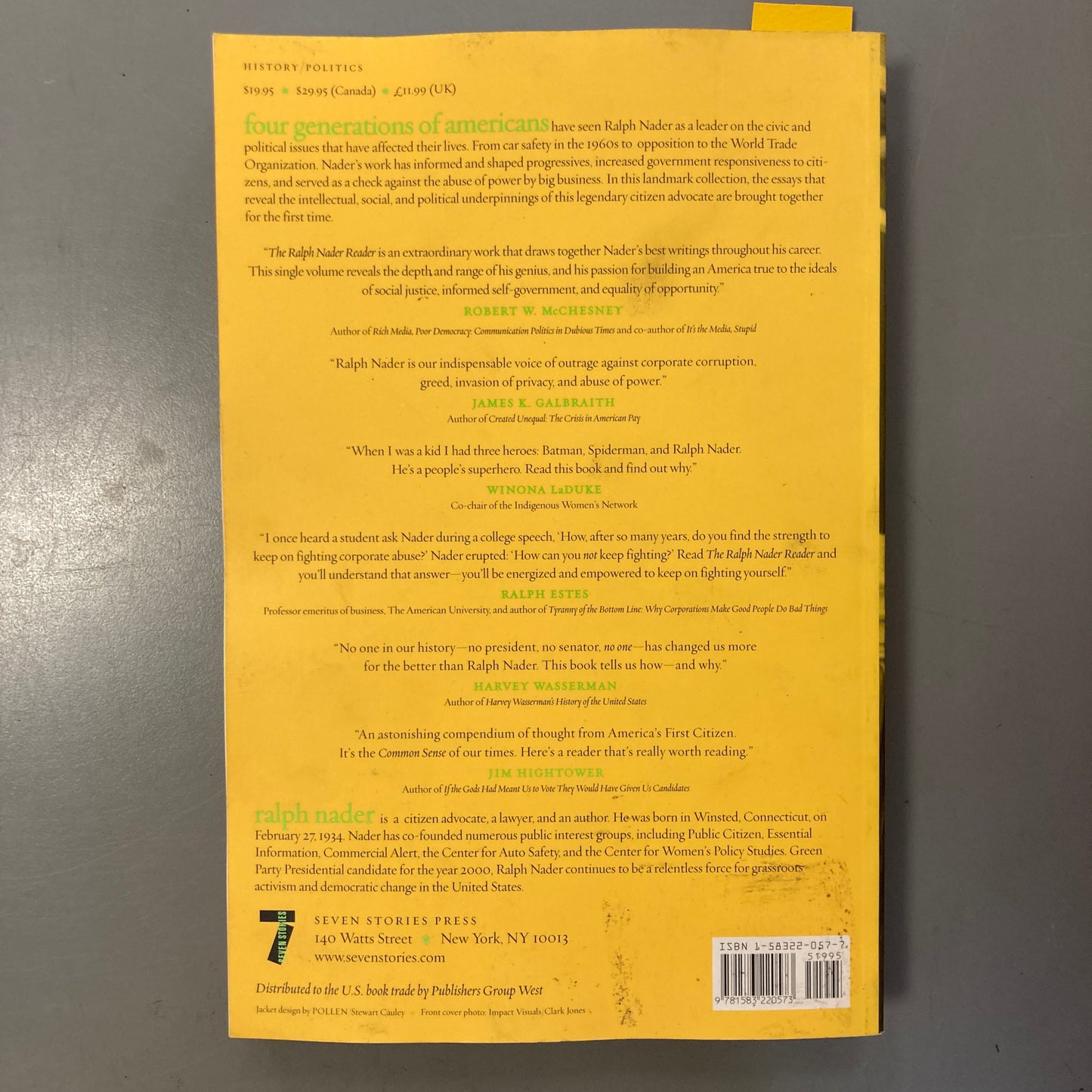 The Ralph Nader Reader