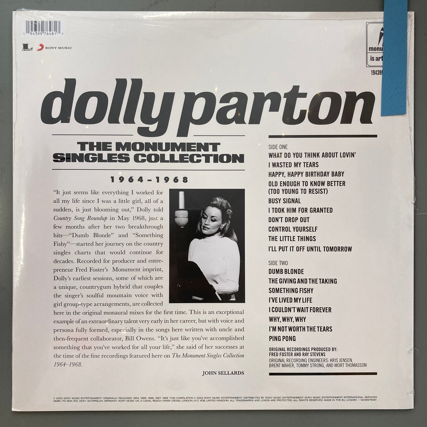 The Monument Singles Collection: 1964-1968 (Vinyl)