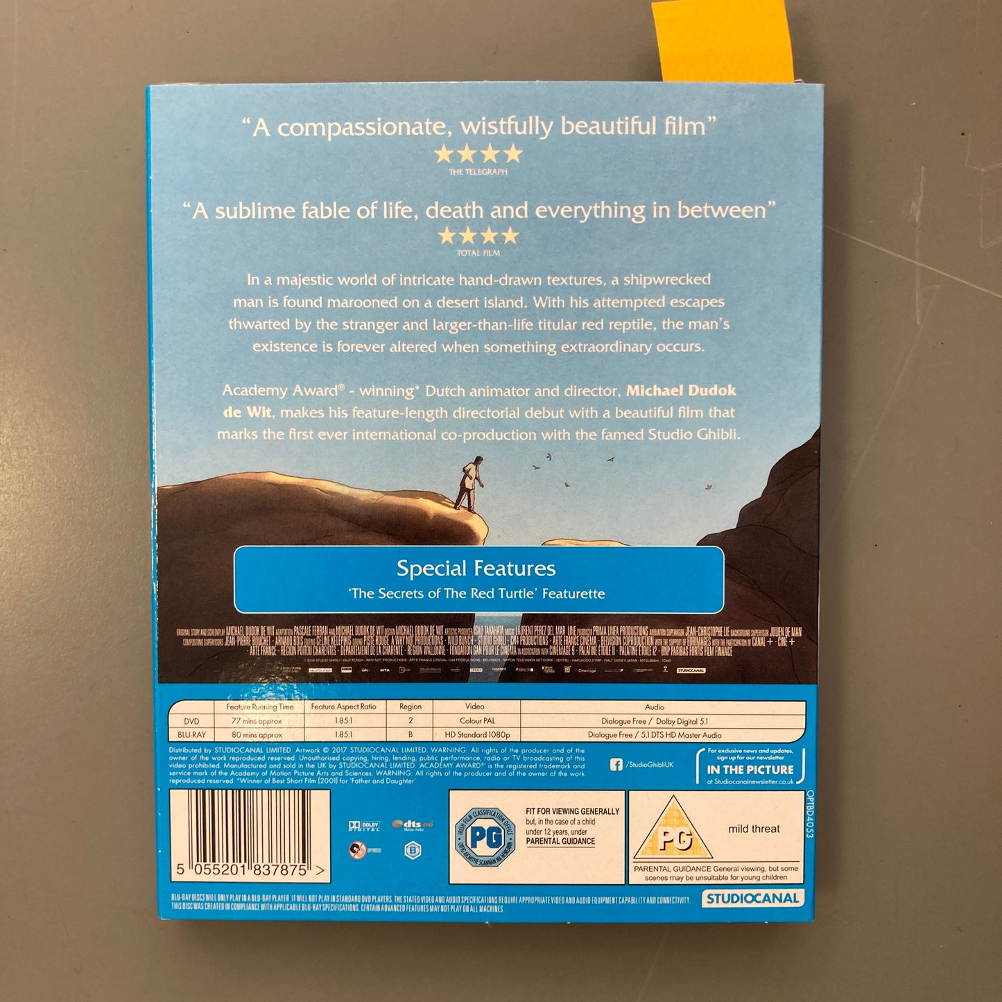 The Red Turtle (Blu-ray + DVD)