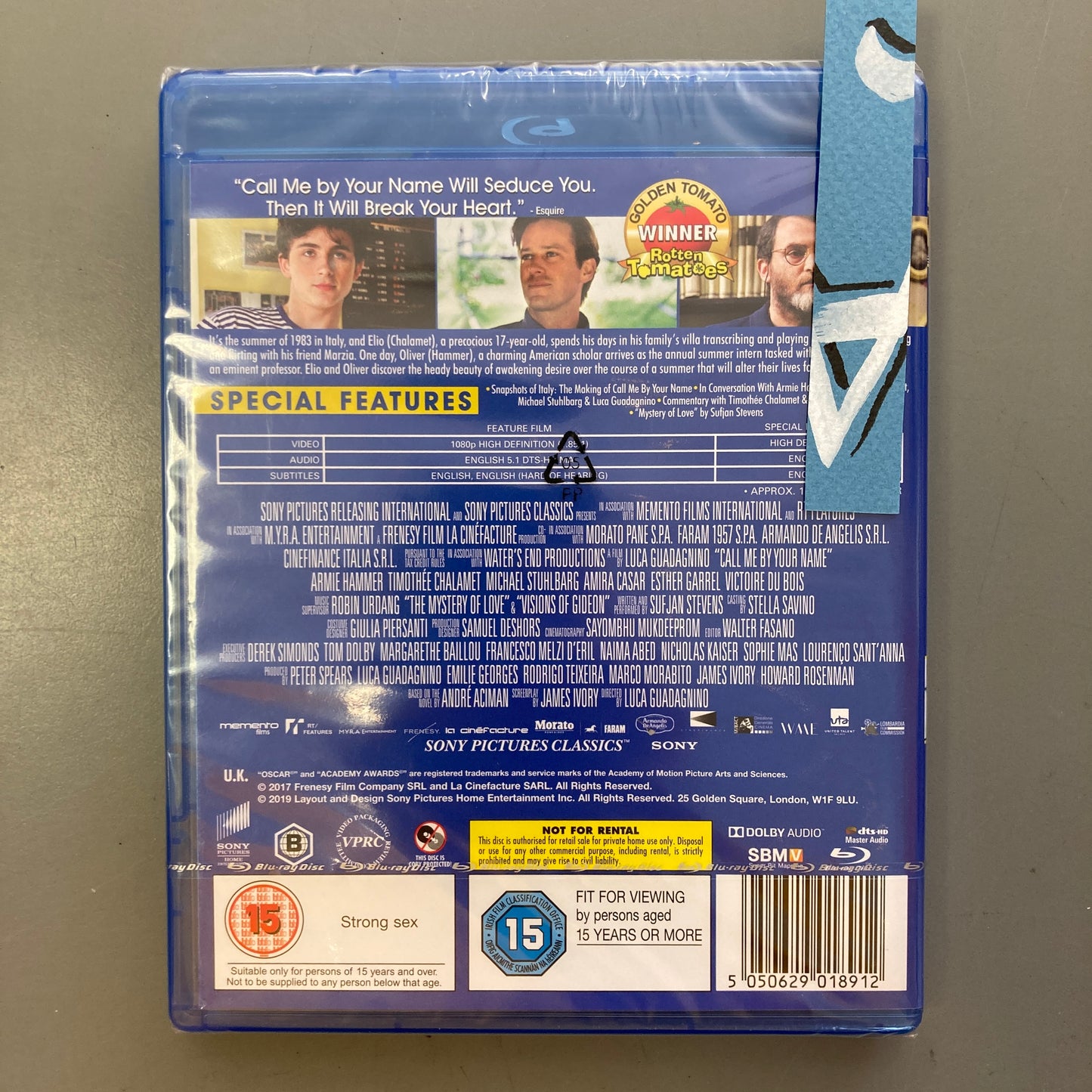 Call Me By Your Name (Blu-ray)