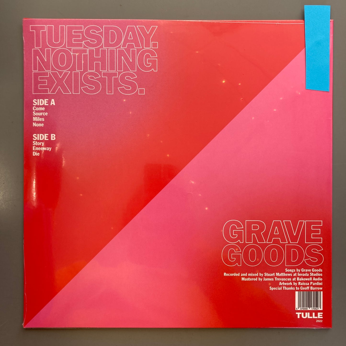 Tuesday Nothing Exists (Vinyl)