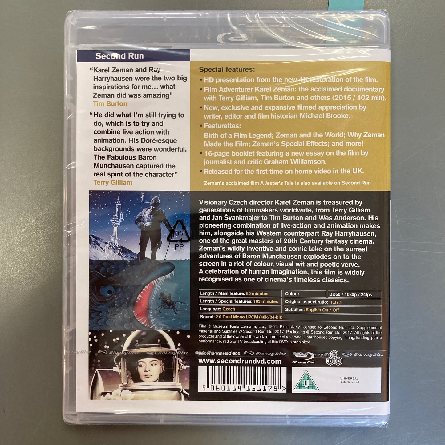 Baron Prášil / The Fabulous Baron Munchausen (Blu-ray)