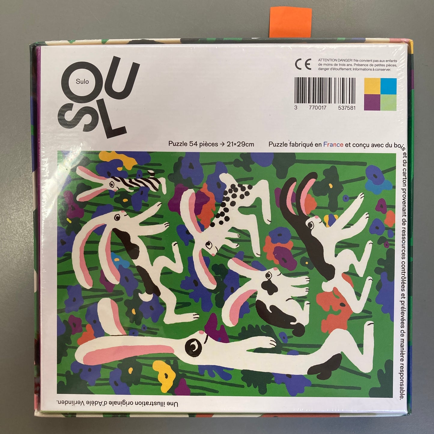 Lapins par Adèle Verlinden (Jigsaw Puzzle)