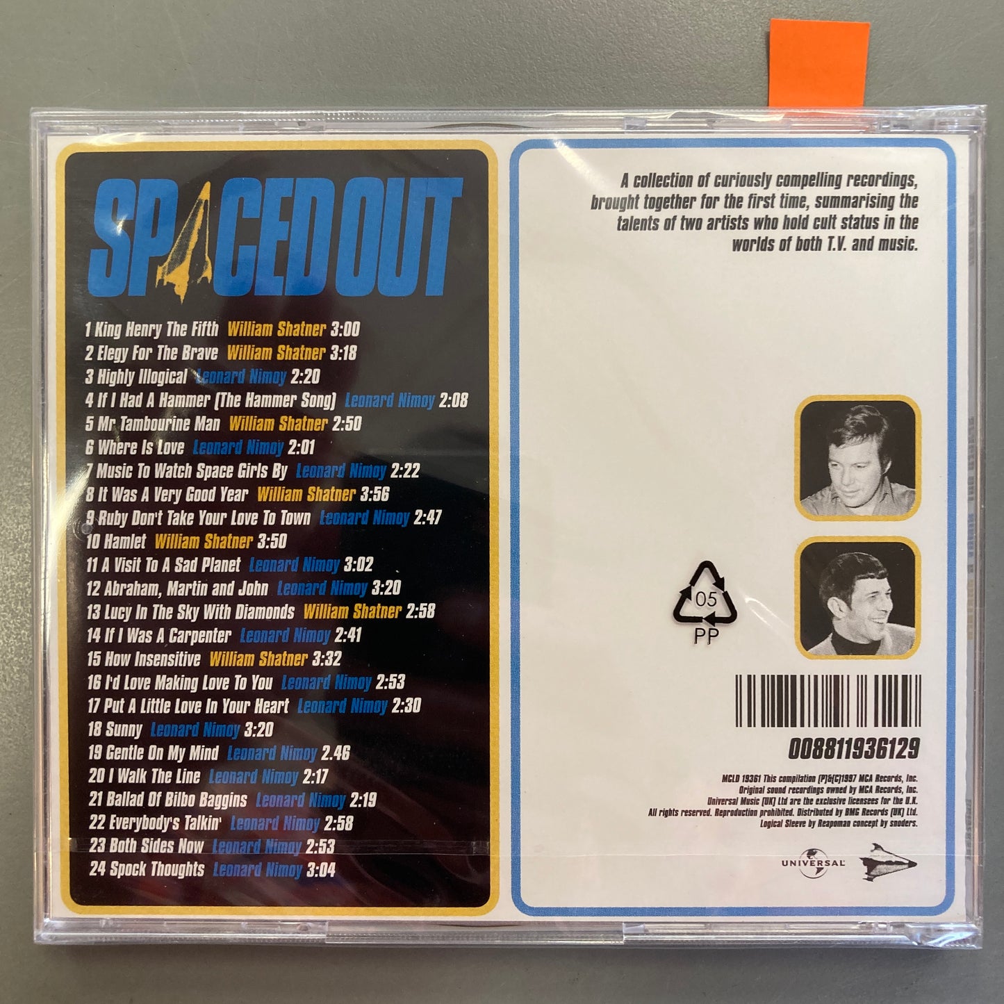 Spaced Out: The Very Best of Nimoy & Shatner (Audio CD)