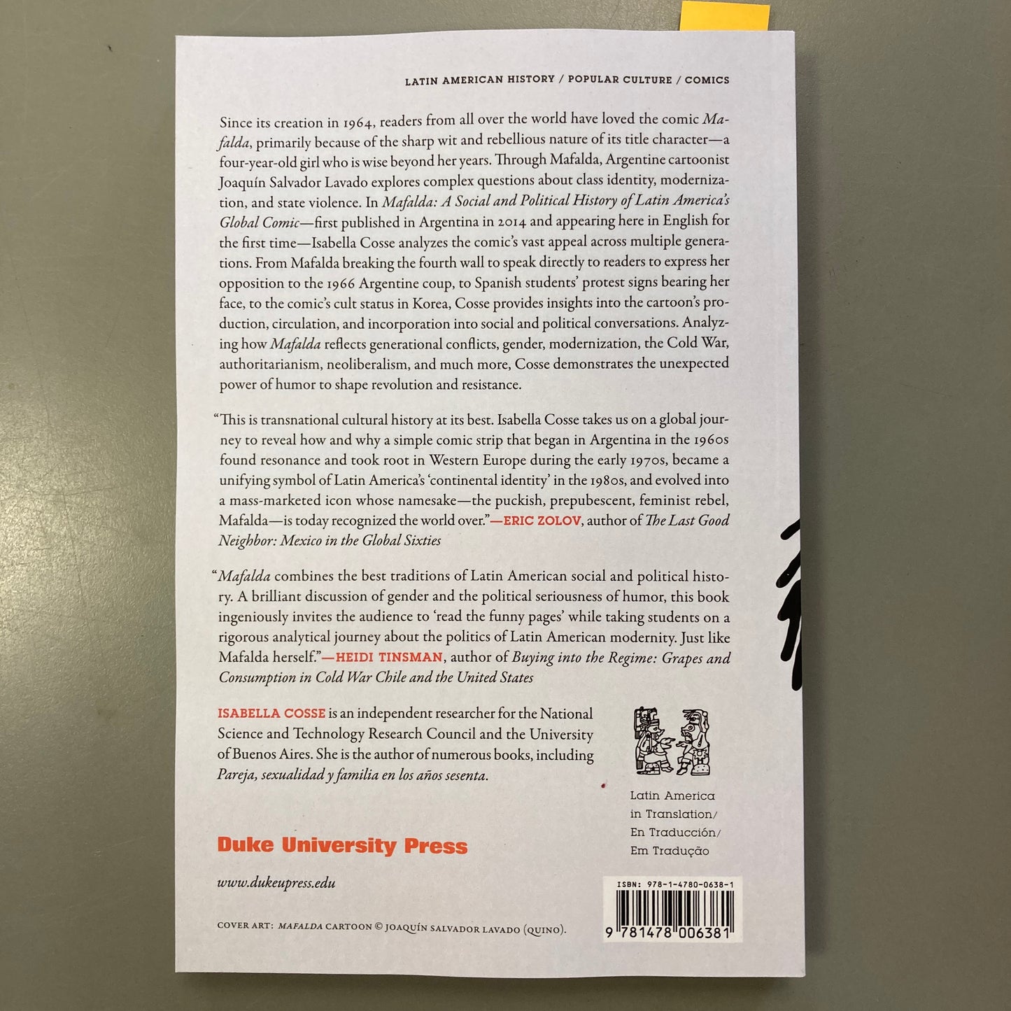 Mafalda: A Social and Political History of Latin America's Global Comic