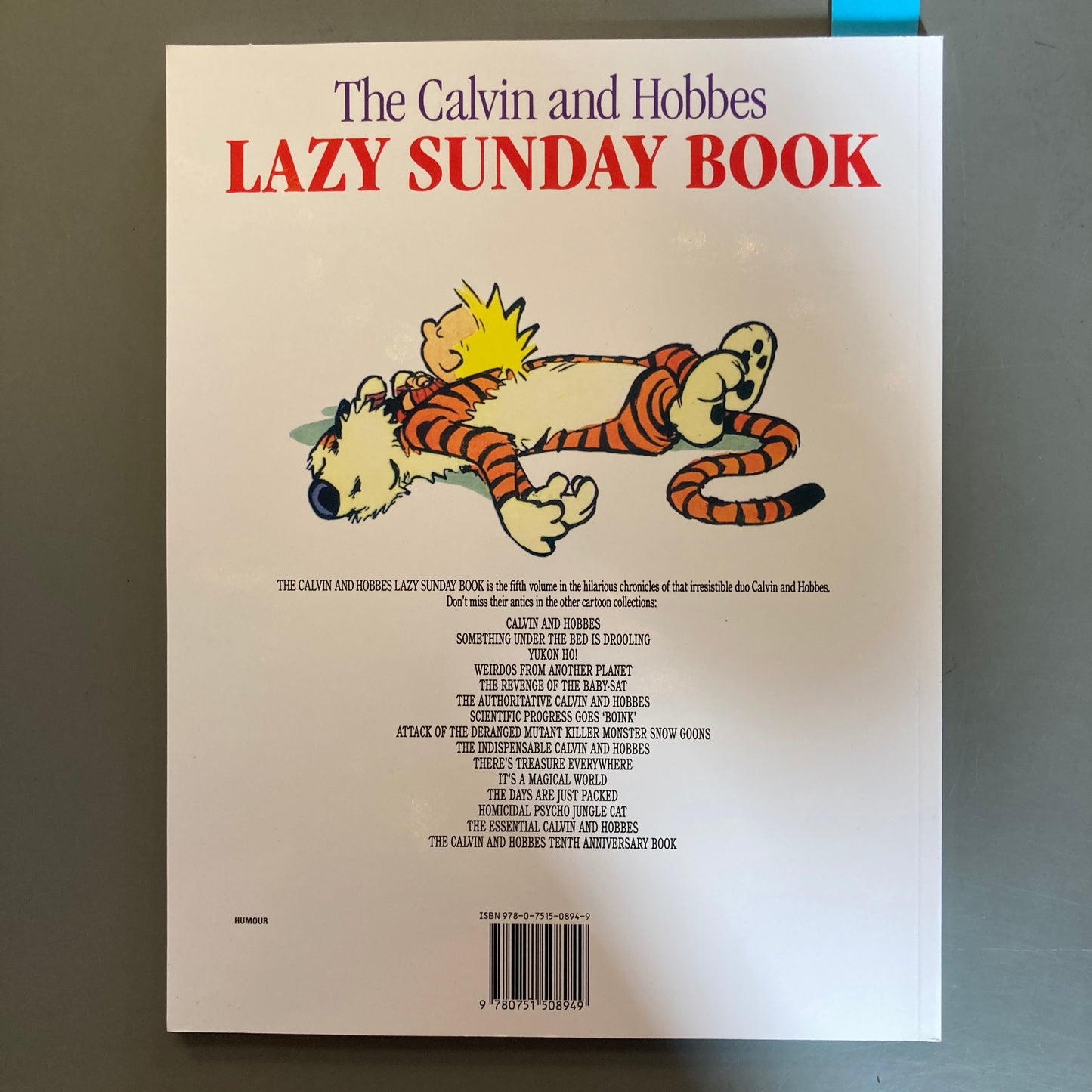 The Calvin and Hobbes Lazy Sunday Book