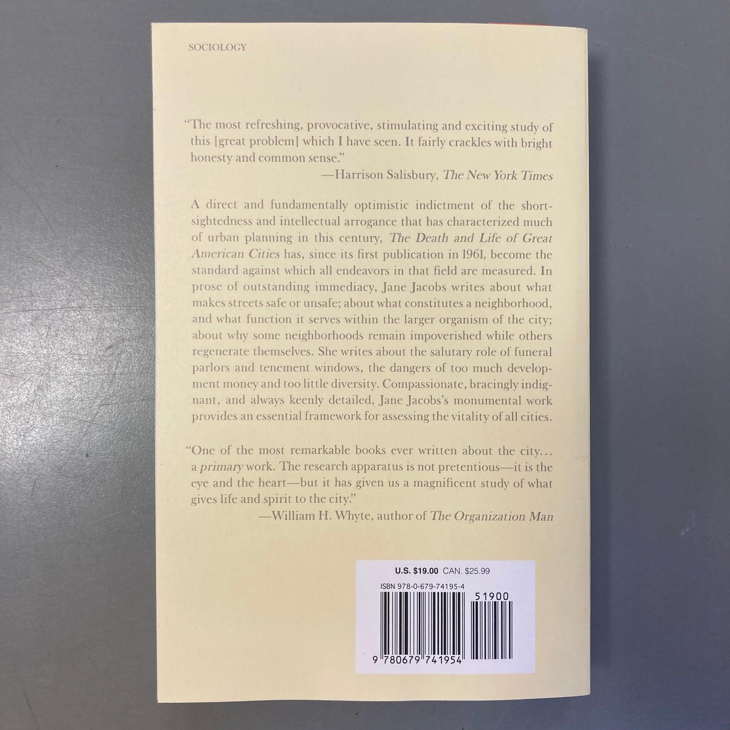 The Death and Life of Great American Cities