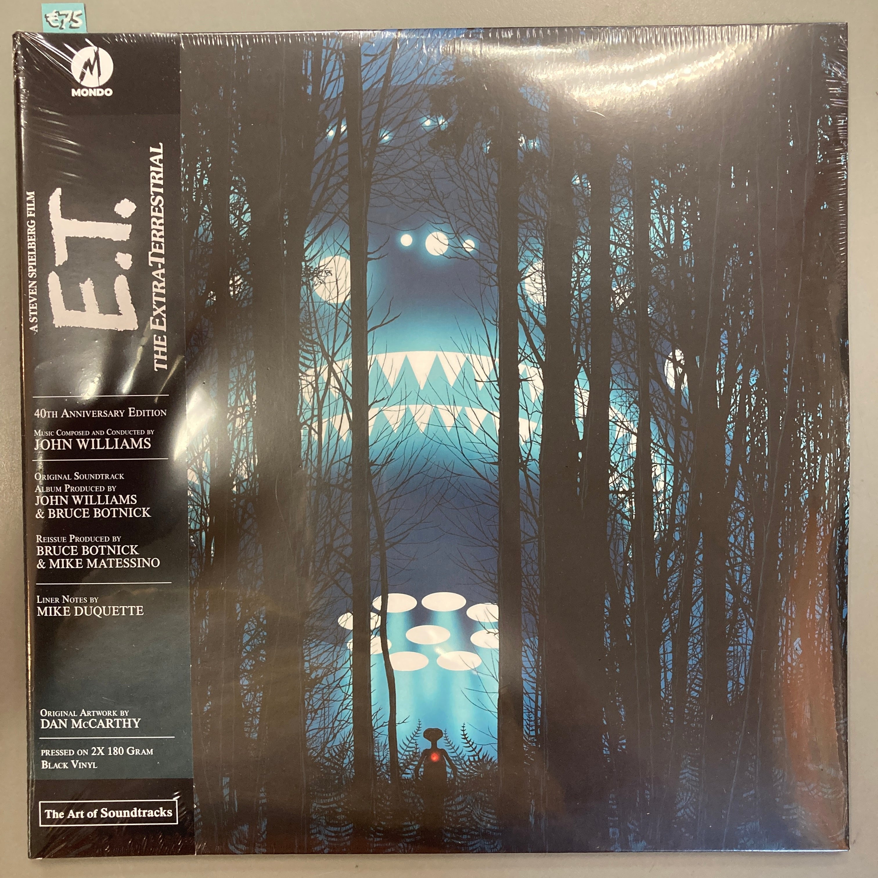 E.T. the Extra-Terrestrial Soundtrack 2 LP outlet Black Vinyl Mondo Exclusive Williams