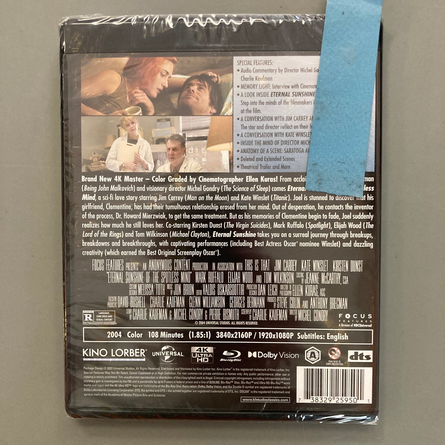 Eternal Sunshine of the Spotless Mind (4k + Blu-ray)