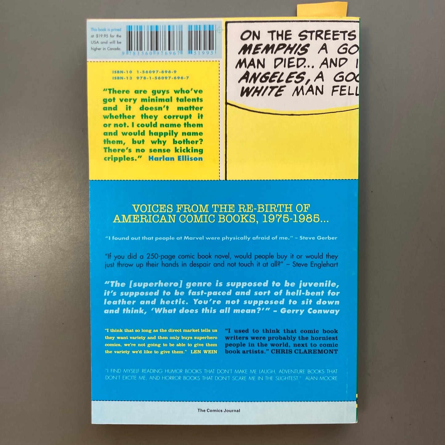 The Comics Journal Library: The Writers