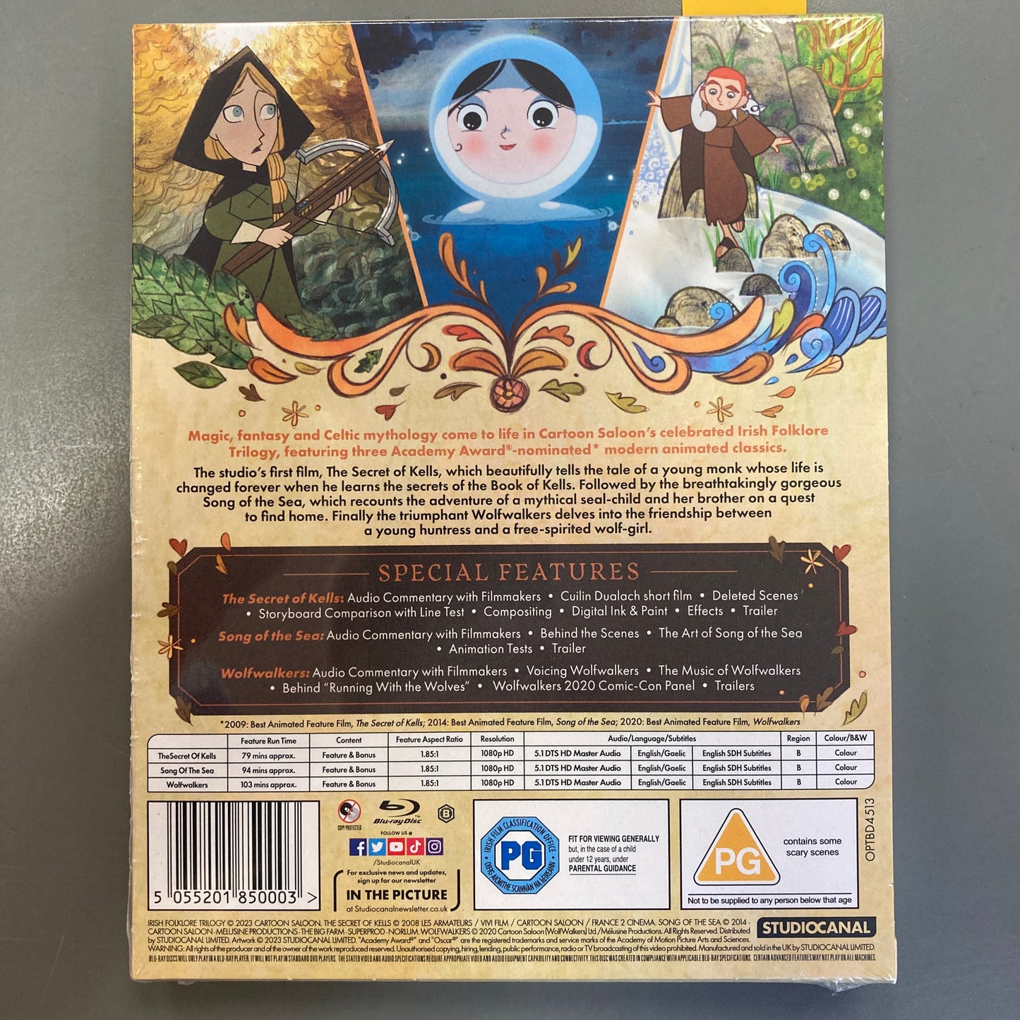 Cartoon Saloon's Irish Folklore Trilogy (Blu-ray)