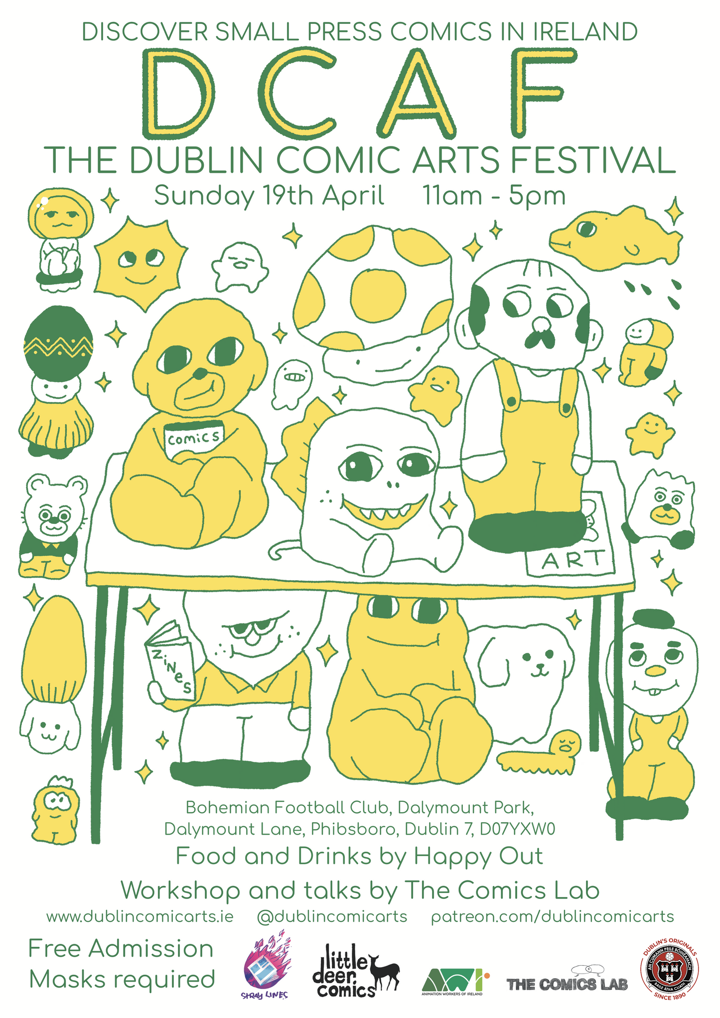 DCAF Half-Table Booking: Sunday April 19th