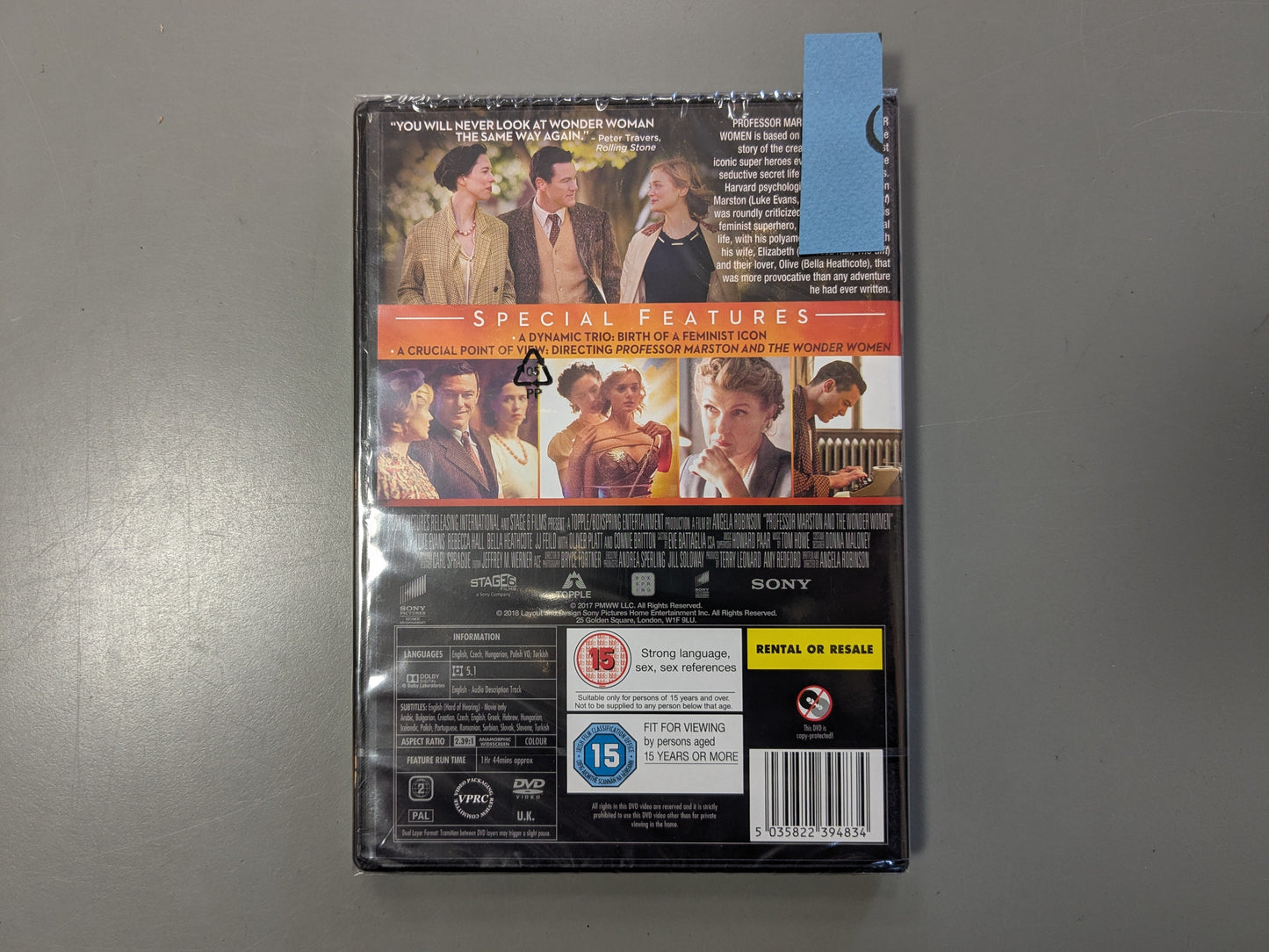 Professor Marston and the Wonder Women (DVD)