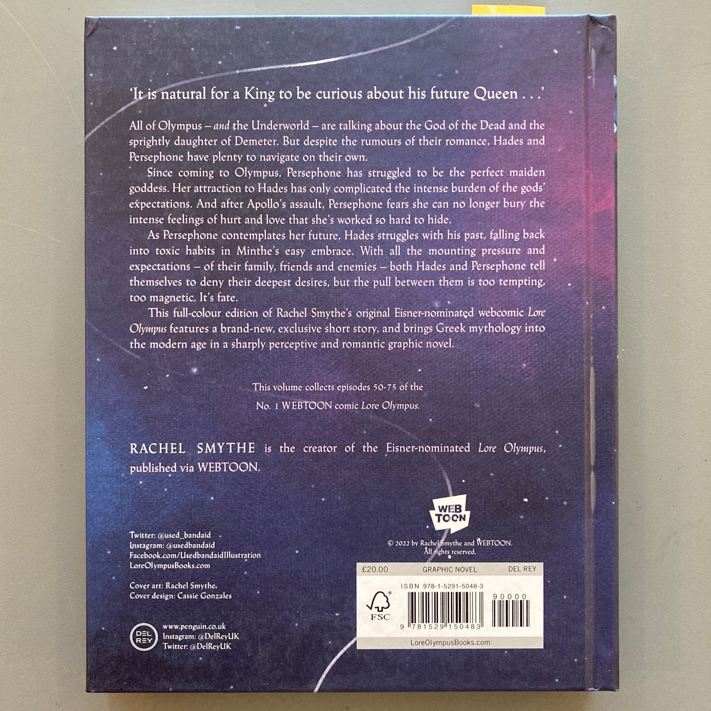 Lore Olympus, Volume Three (Hardcover)