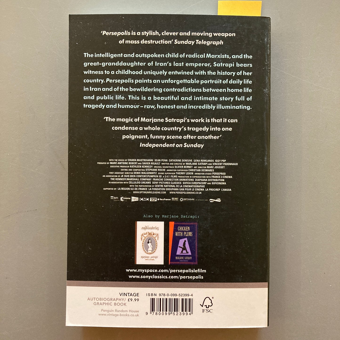 Persepolis (Film Tie-In Pulp Paperback)