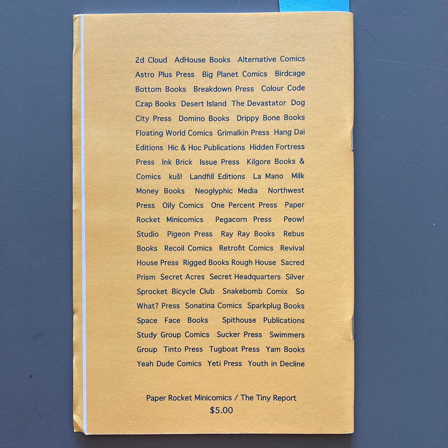 The Tiny Report Micro-Press Yearbook 2014