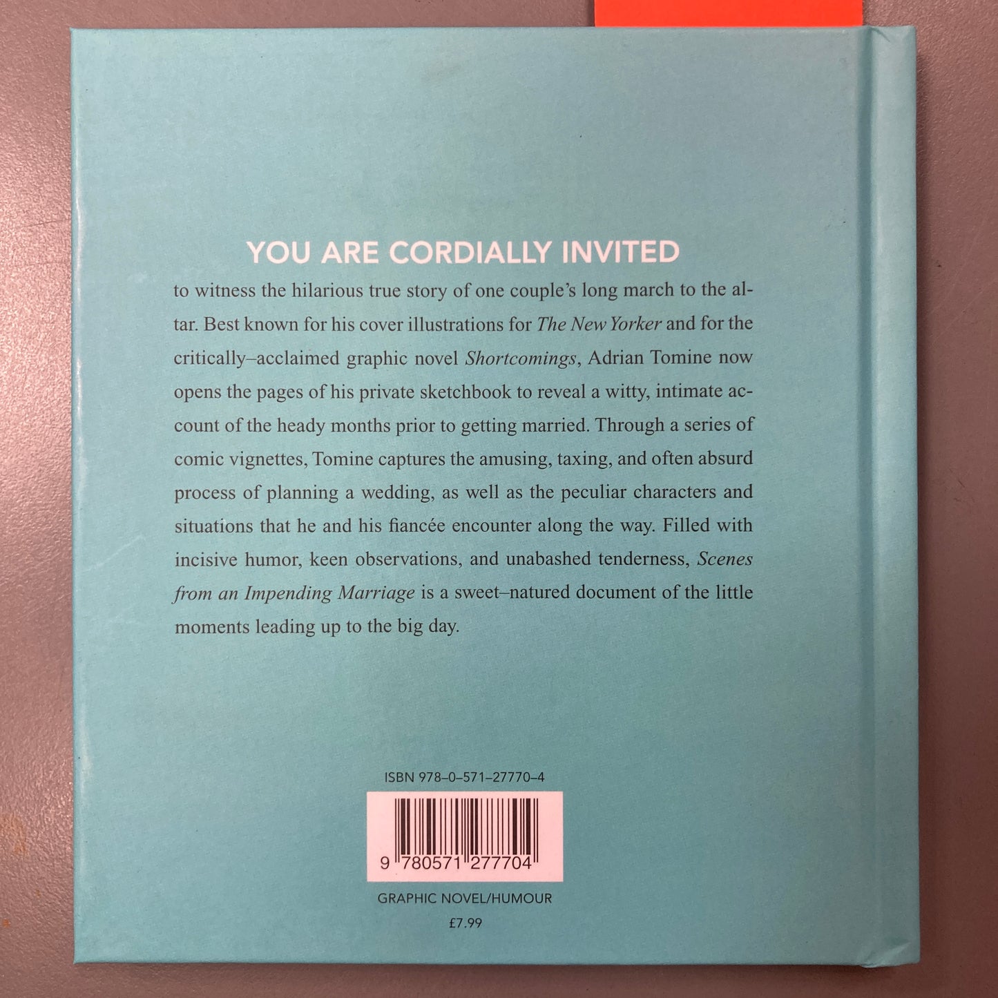 Scenes from an Impending Marriage