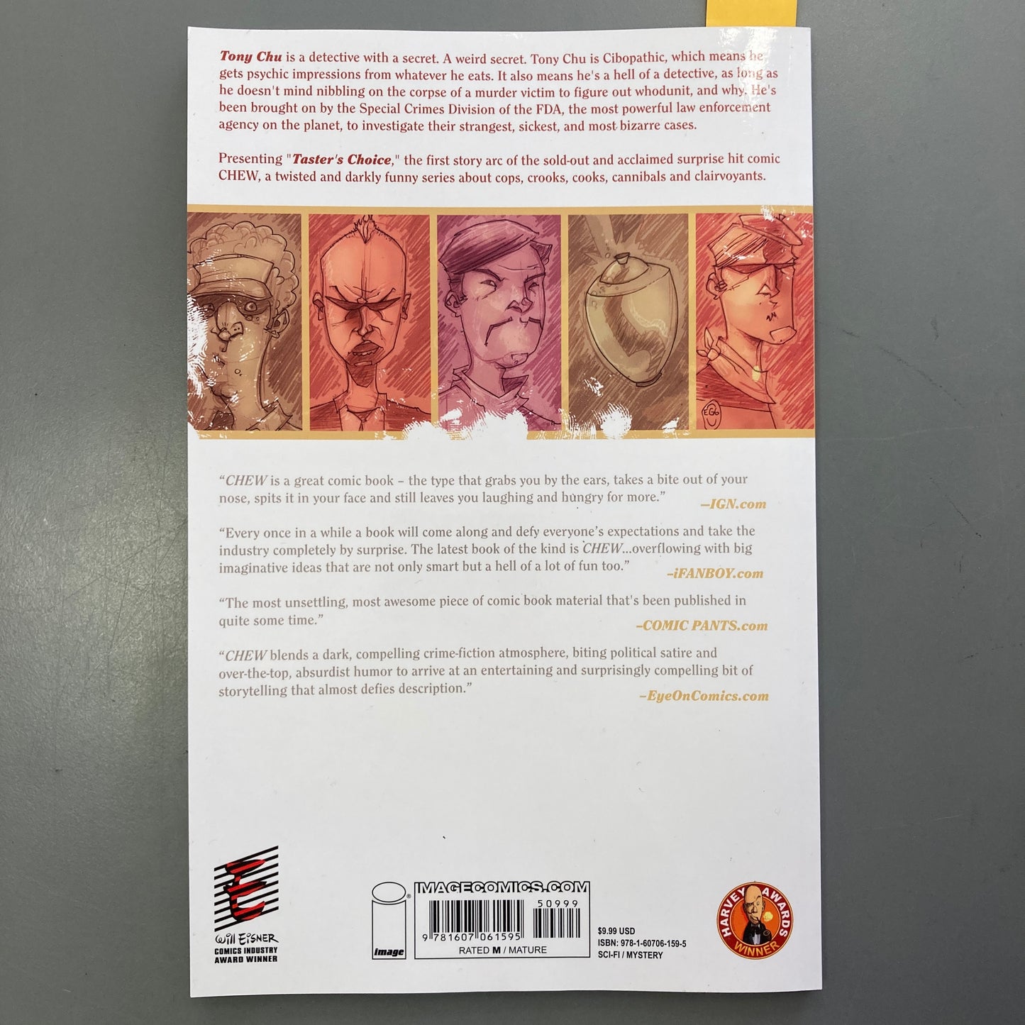 Chew, Volume One: Taster's Choice