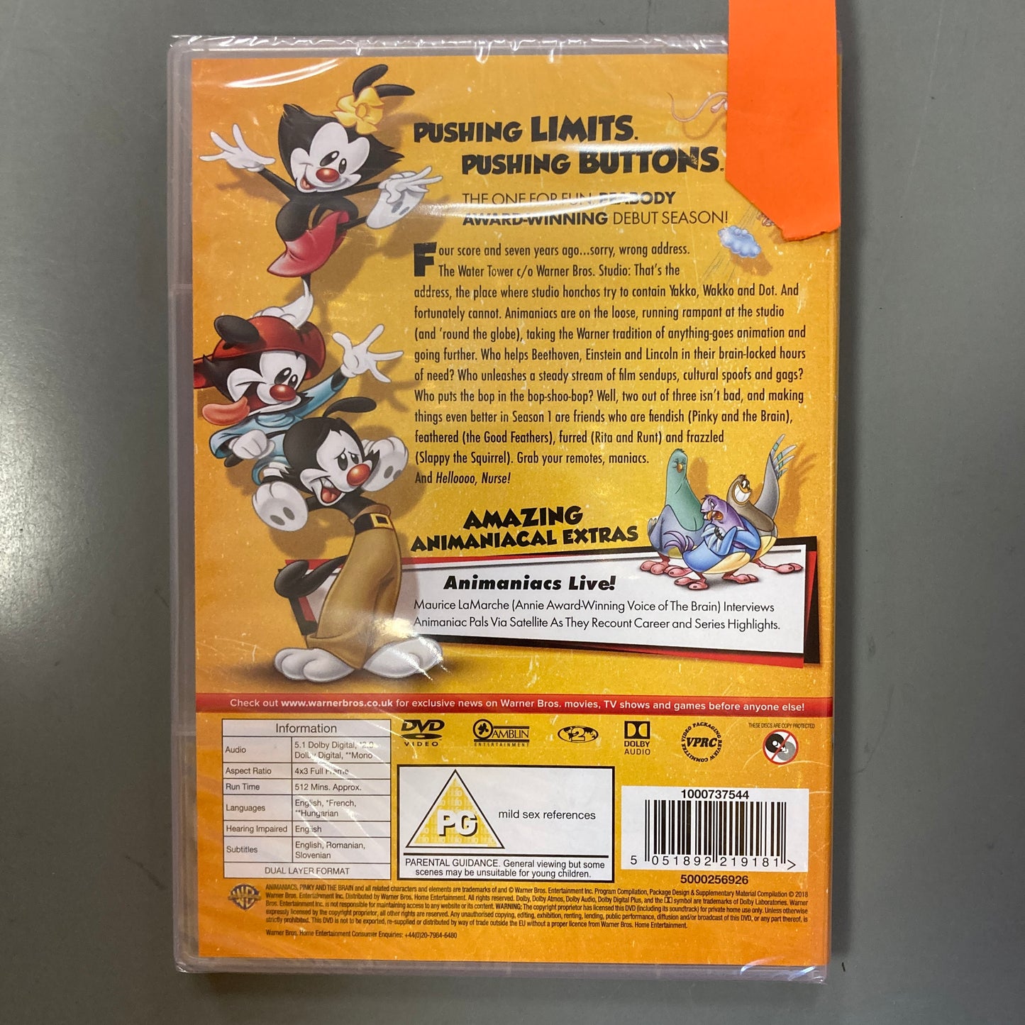 Animaniacs, Volume 01 (DVD)